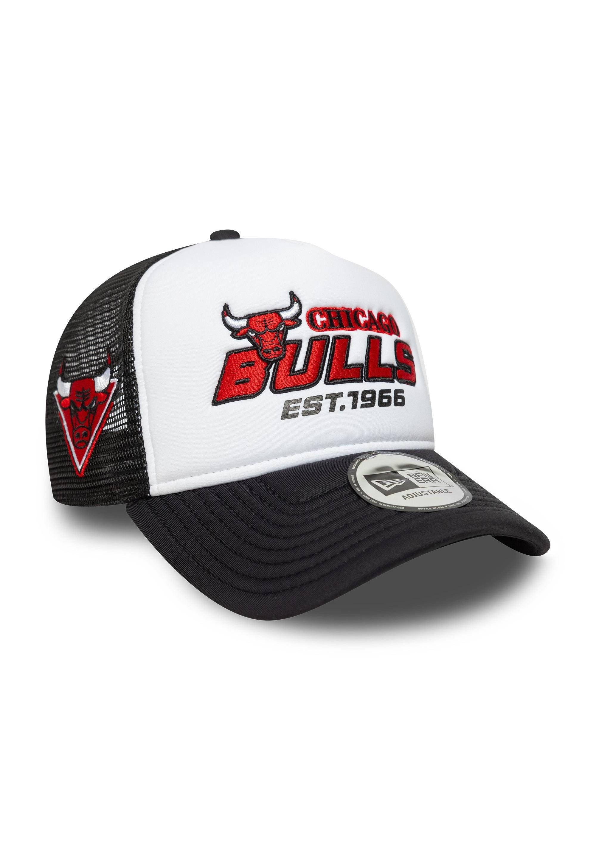 Baseball Cap Chicago Bulls New Era A-Frame Trucker Cap Schwarz