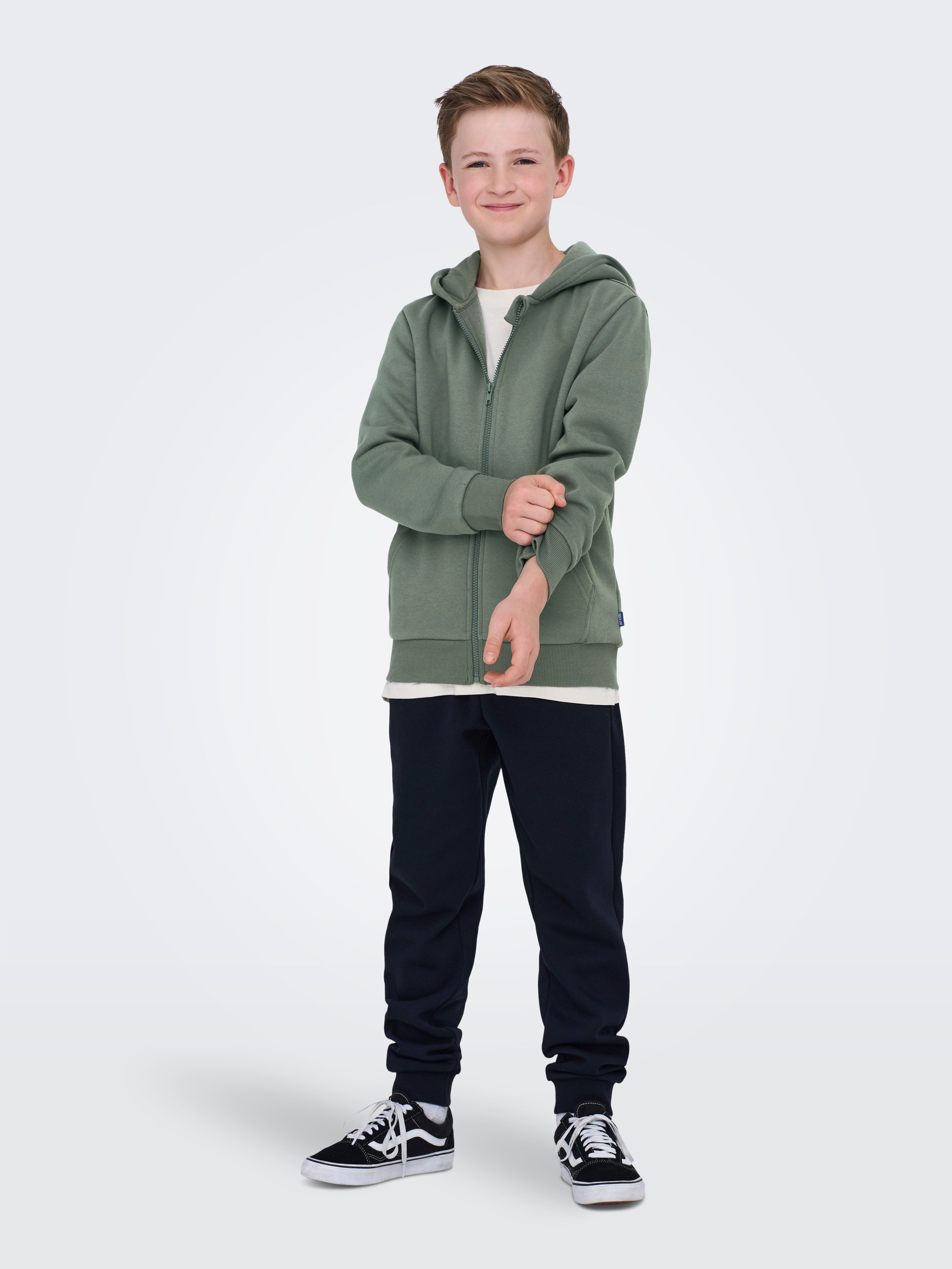 ONLY & SONS junior Kapuzensweatjacke OSJCERES ZIP THR. HOODIE SWT NOOS Baumwollmischung, regular fit