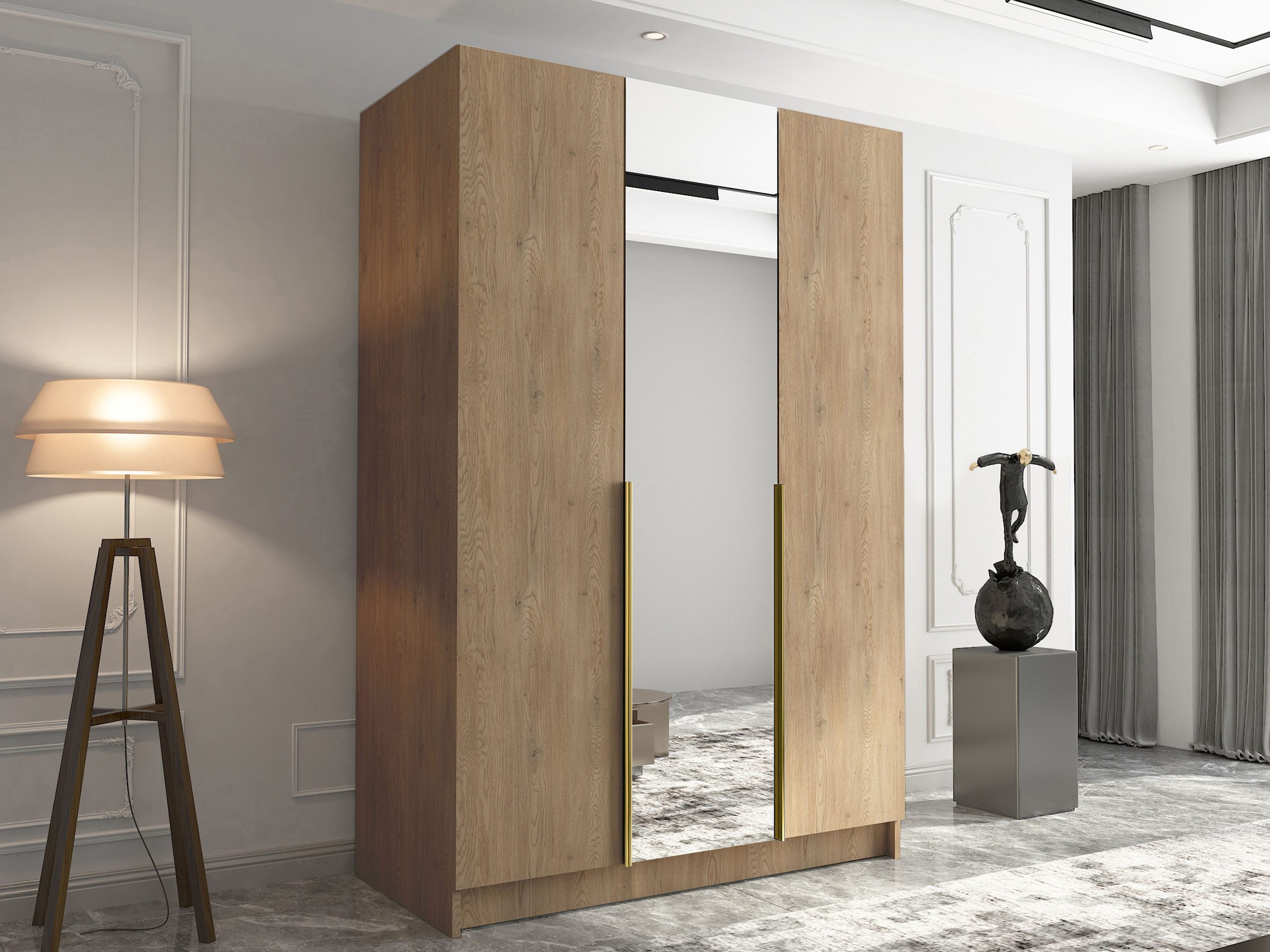 MIRJAN24 Kleiderschrank Calia II (mit drei günstig online kaufen