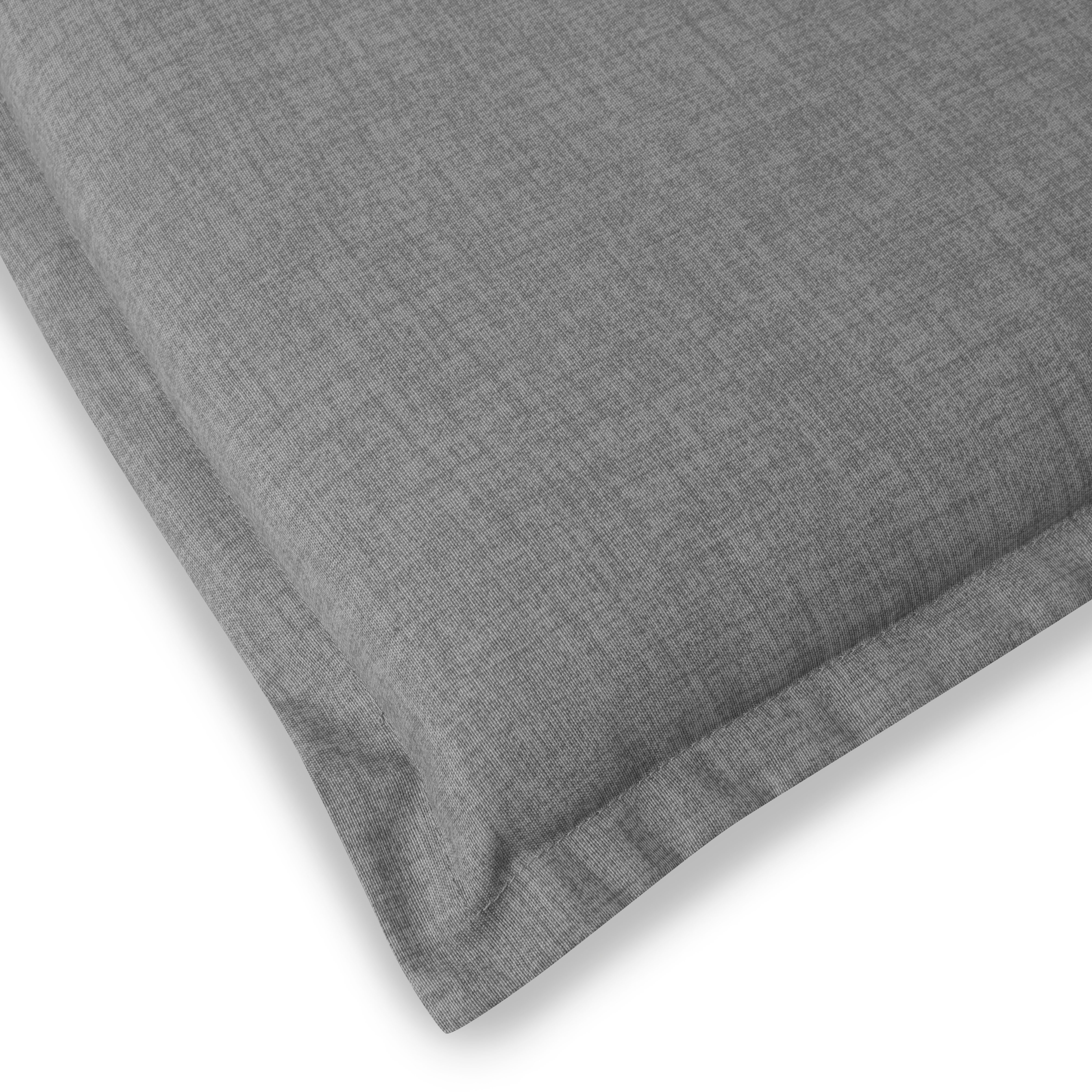 Gardissimo Hochlehnerauflage Premium grau 6 er Set Gartenstuhl Auflagen Kissen Polster Hochlehner, (Spar-Set, 6 St., 6 Auflagen), für Hochlehner-Stühle UV-beständig inkl. Bindebänder und Haltebänder