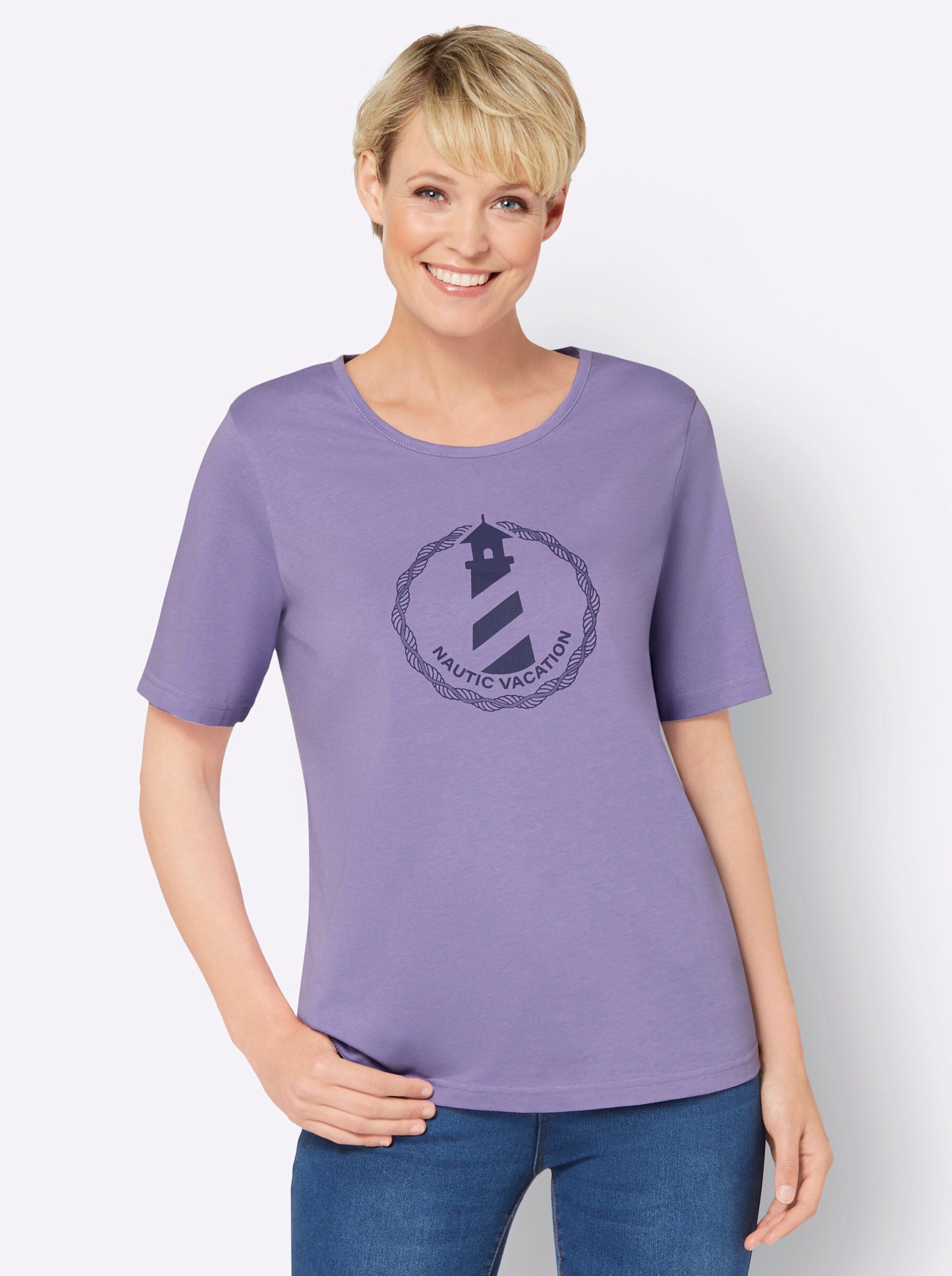 Sieh an! T-Shirt Kurzarmshirt . günstig online kaufen