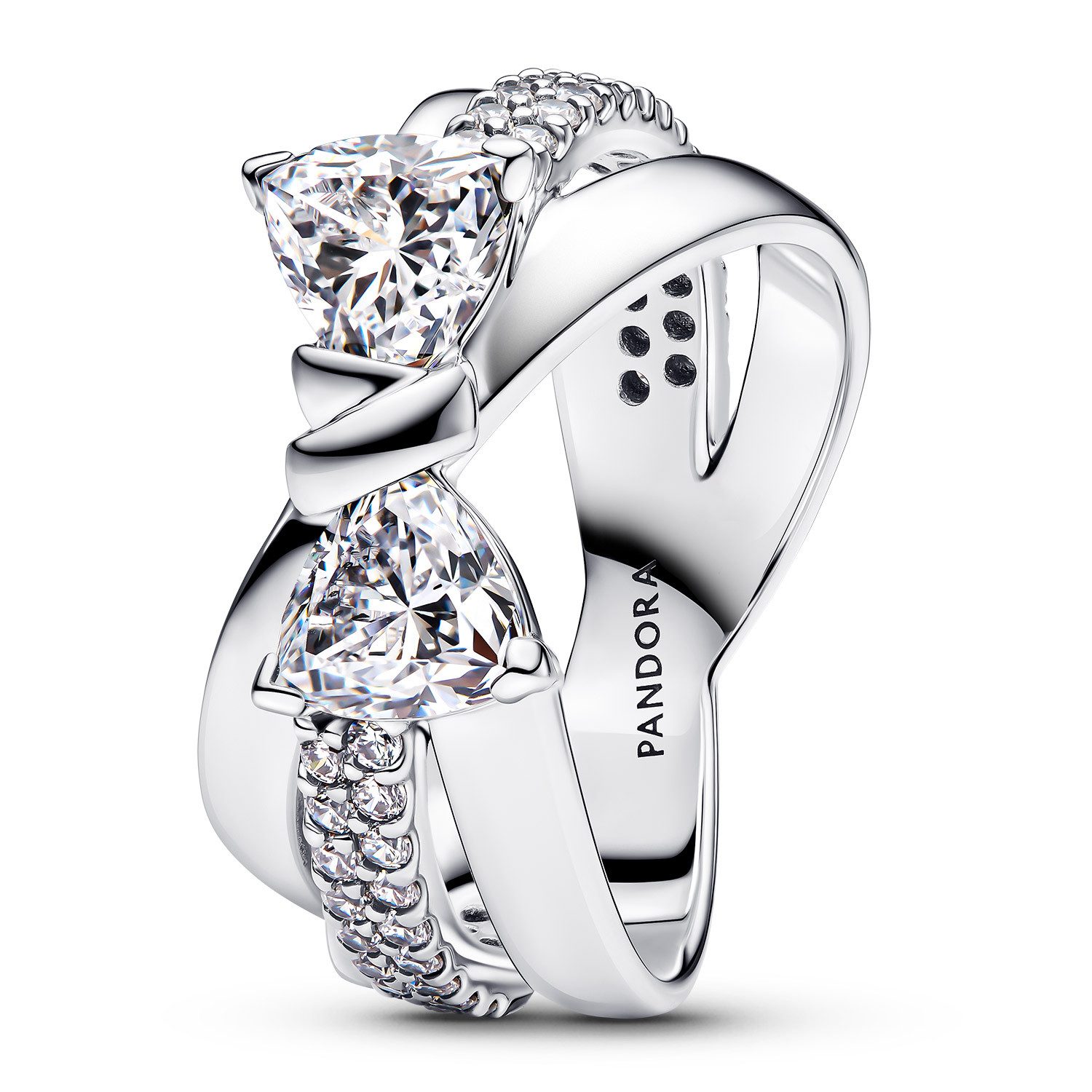 Pandora Silberring DamenFunkelnde Schleife Übert Silber günstig online kaufen