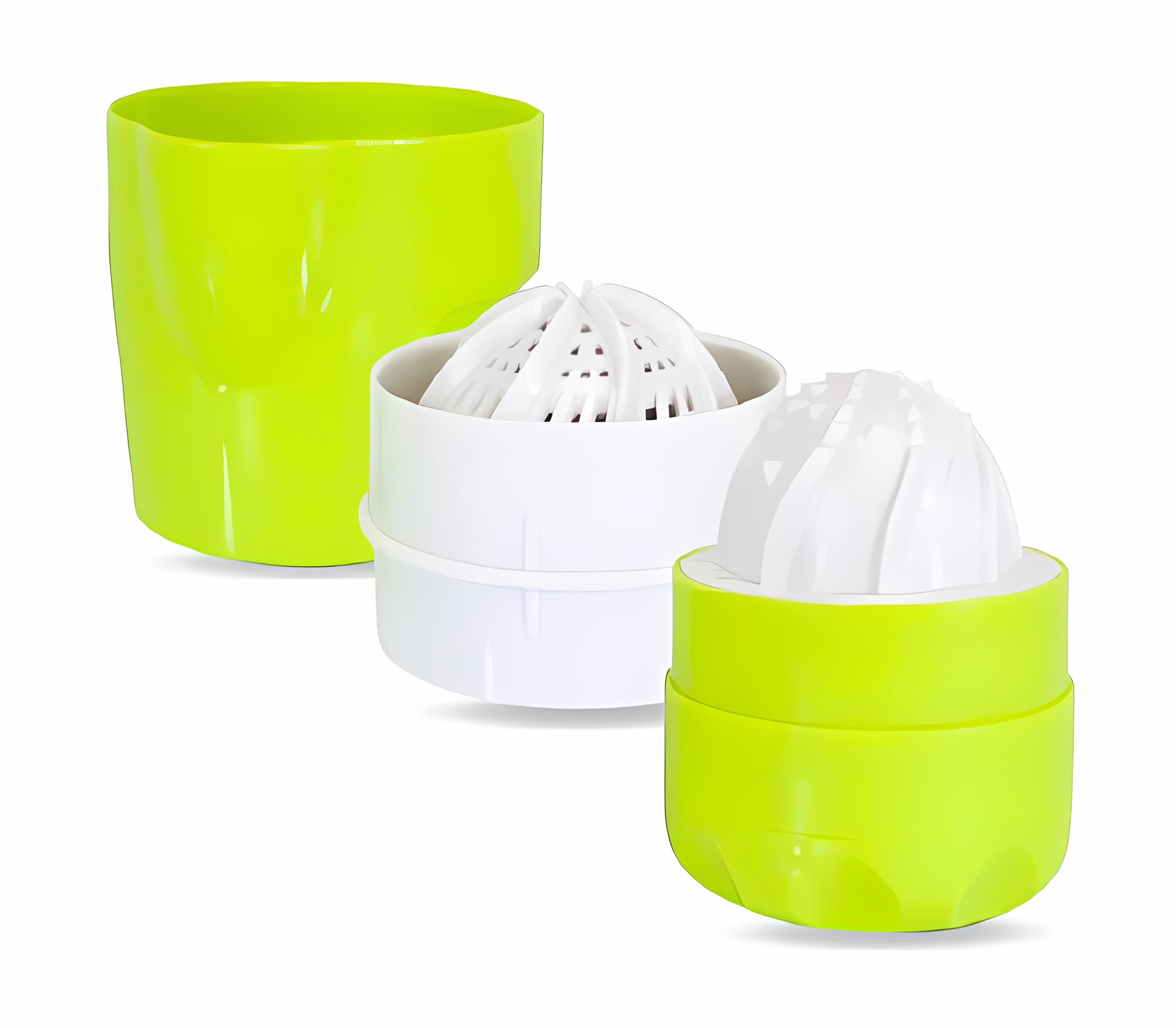 Stolz GmbH Entsafter SAFTPRESSE Juicer 4-tlg. manuell Kunststoff Saft Presse 14, Zitruspresse Orangenpresse Zitronenpresse Fruchtpresse Entsafter