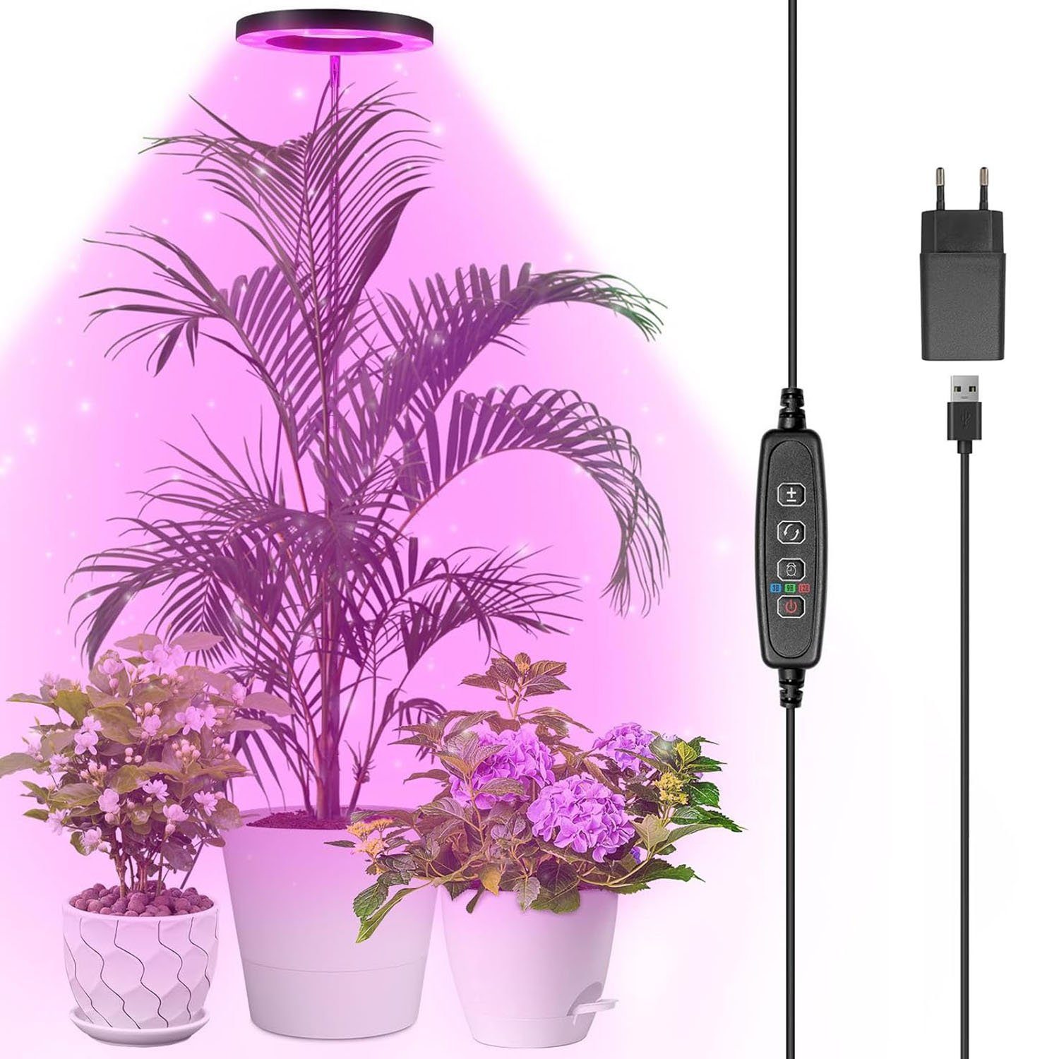 MUPOO Pflanzenlampe 72LEDs Vollspektrum LED Pflanzenlicht günstig online kaufen