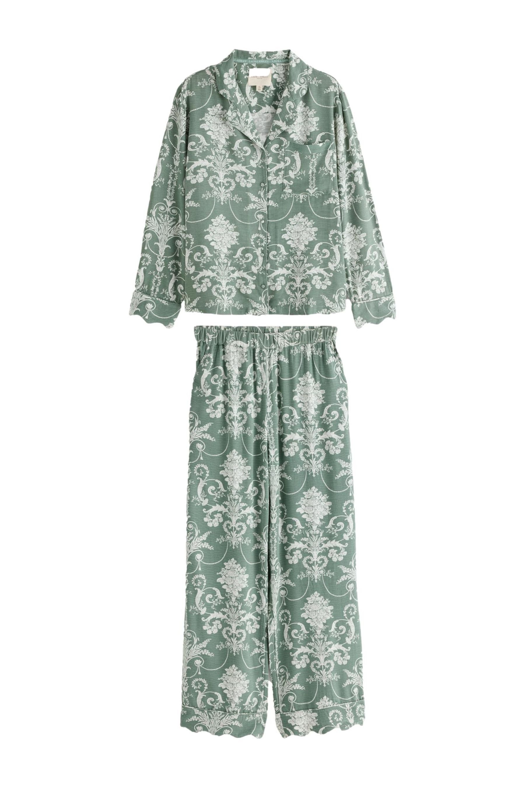 LAURA ASHLEY Pyjama Laura Ashley Josette Pyjama mit Knopfleiste (2 tlg)