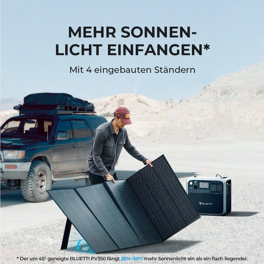 BLUETTI Solaranlage PV350 350W Solarpanel, (1 350W Solarmodell für BLUETTI Stromerzeuger), IP65 Schutz – Bild 5 von 5