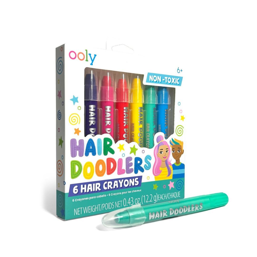 suebidou Haarkreide Haar Kreidestifte für Kinder 'Hair Doodlers' mutlicolor, nachhaltig, kreativ, leicht auswaschbar