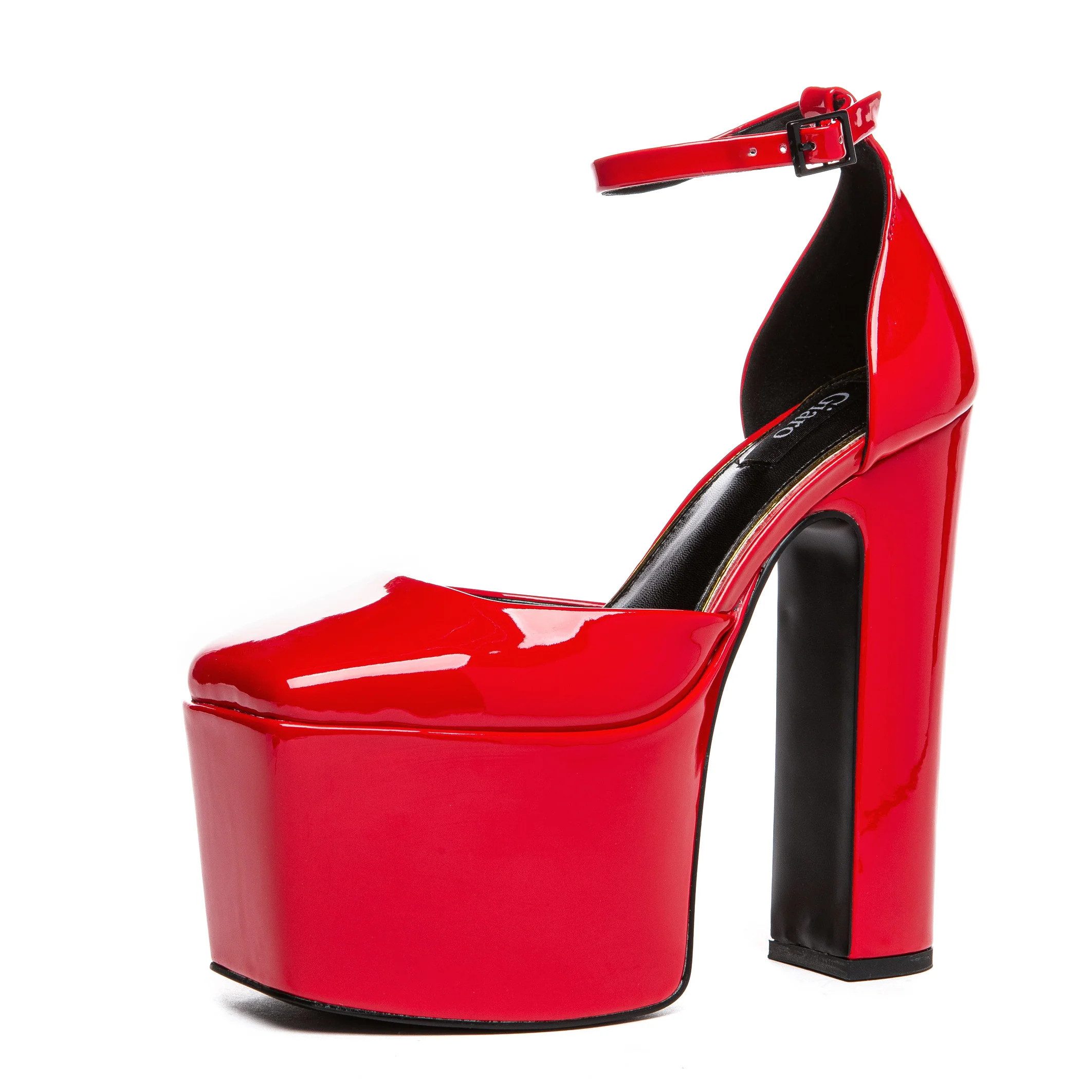 Giaro SKYRISE Plateaupumps 18 cm Absatzhöhe, 8 cm Plateau, veganes Leder günstig online kaufen