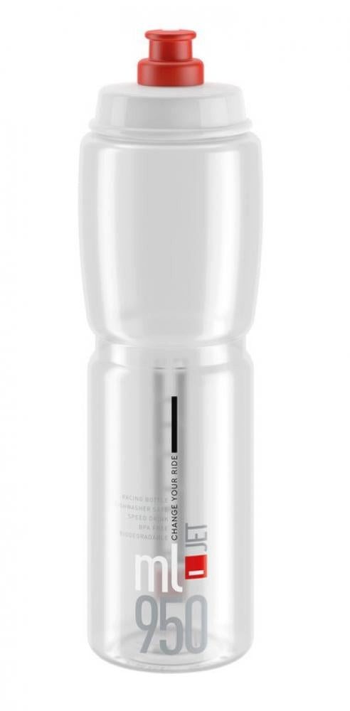 Elite Trinkflasche Elite Trinkflasche Jet klar rot 950ml