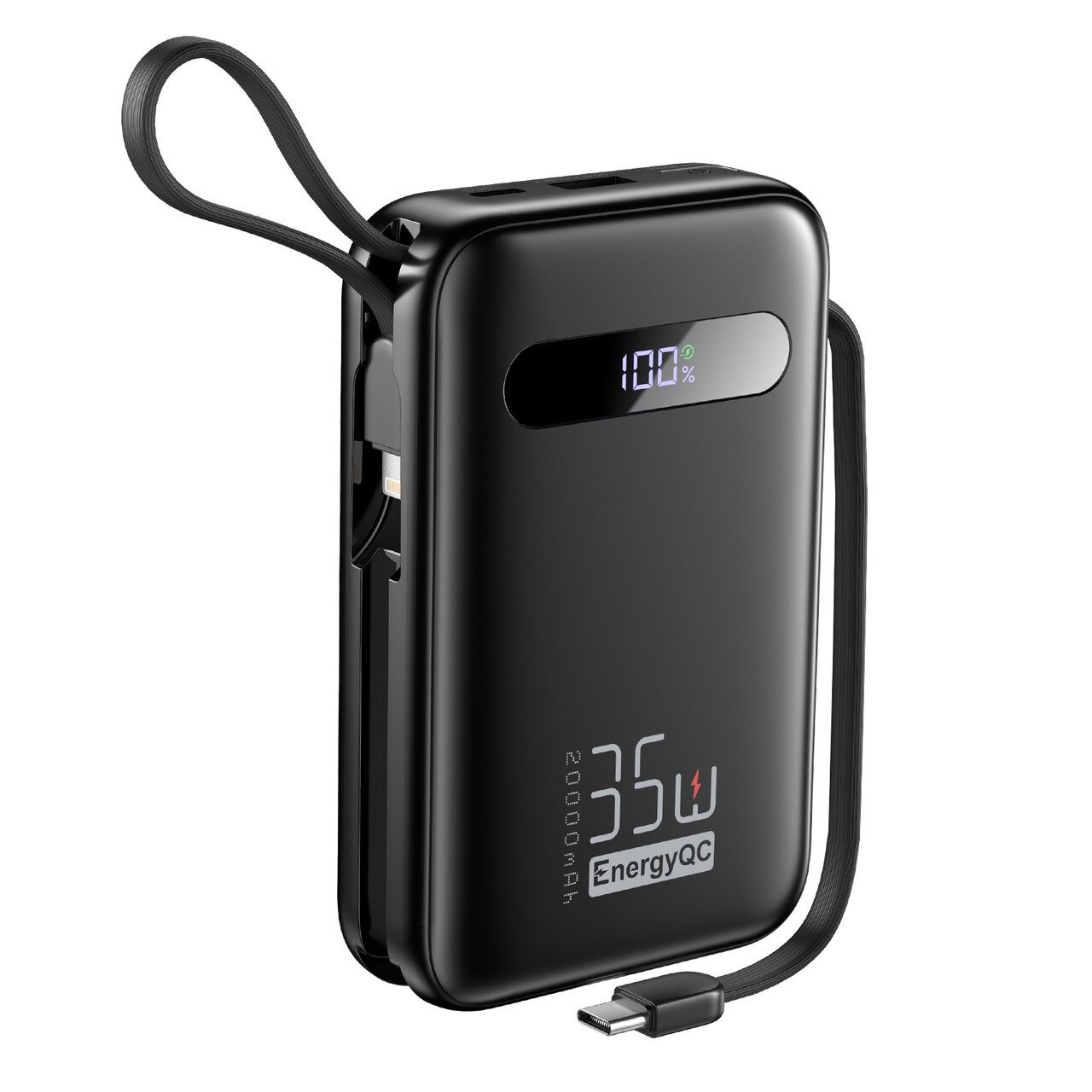 Power Bank 20000 mAh mit PD 35W, USB-C & LED-Anzeige Powerbank