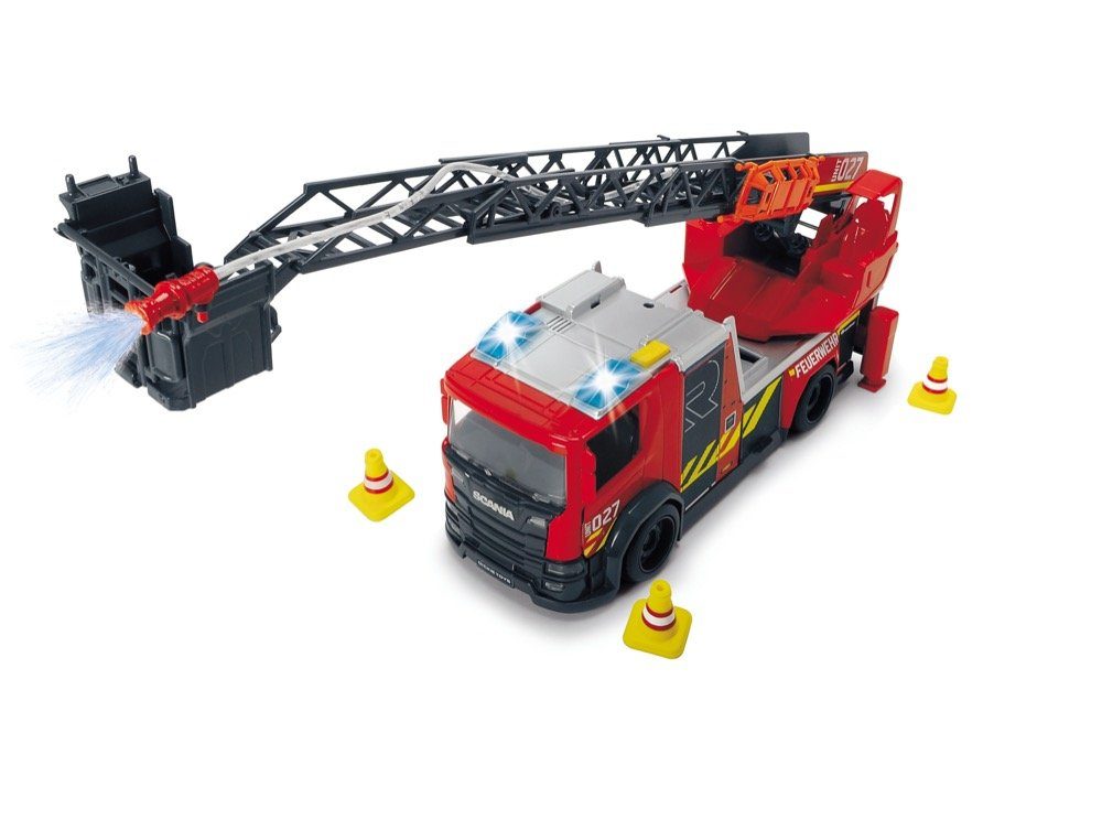 Dickie Toys Spielzeug-Feuerwehr SOS Scania Drehleiter günstig online kaufen