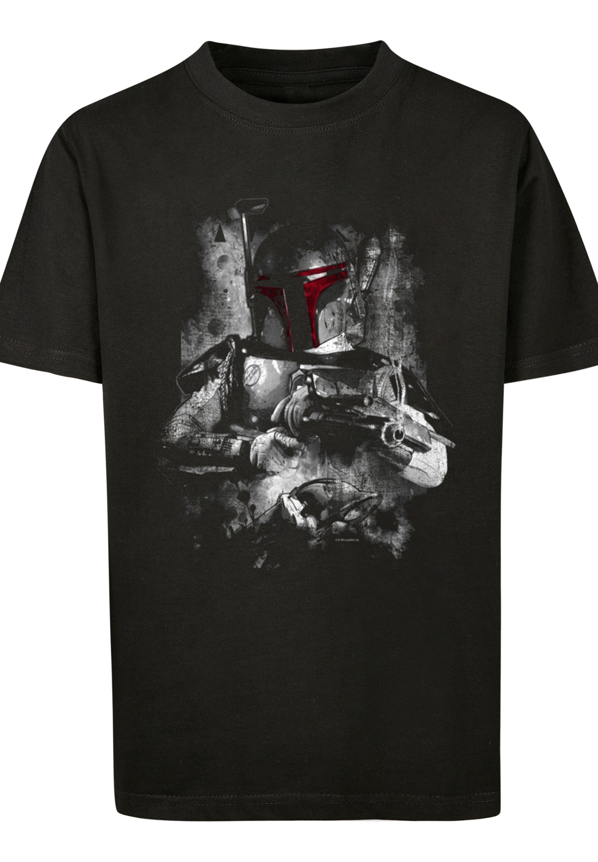 Boba Distressed Print T-Shirt Star F4NT4STIC Wars Fett