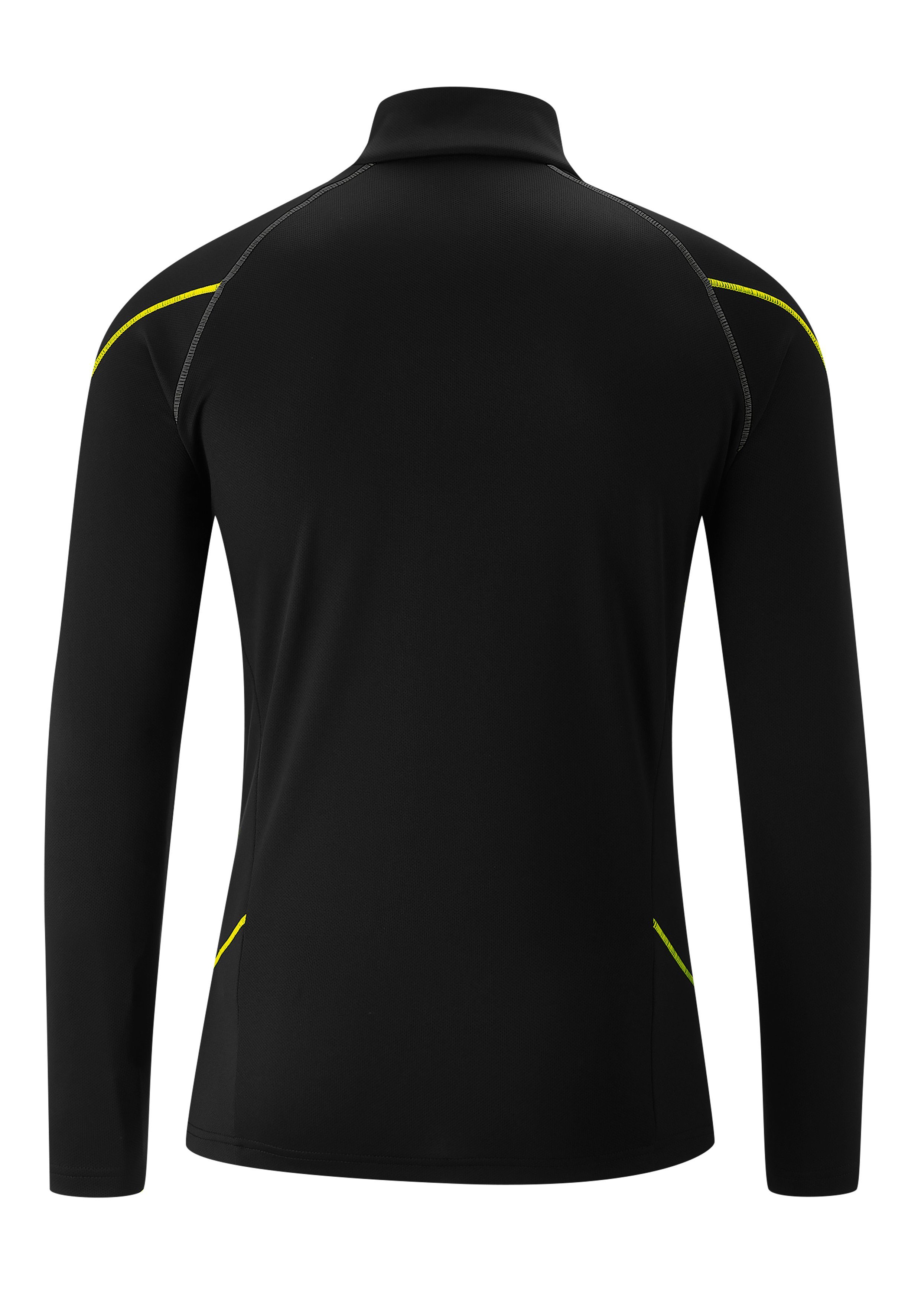 Maier Sports Funktionsshirt Roger funktionaler Herren Midlayer für Outdoor Touren und Ausflüge