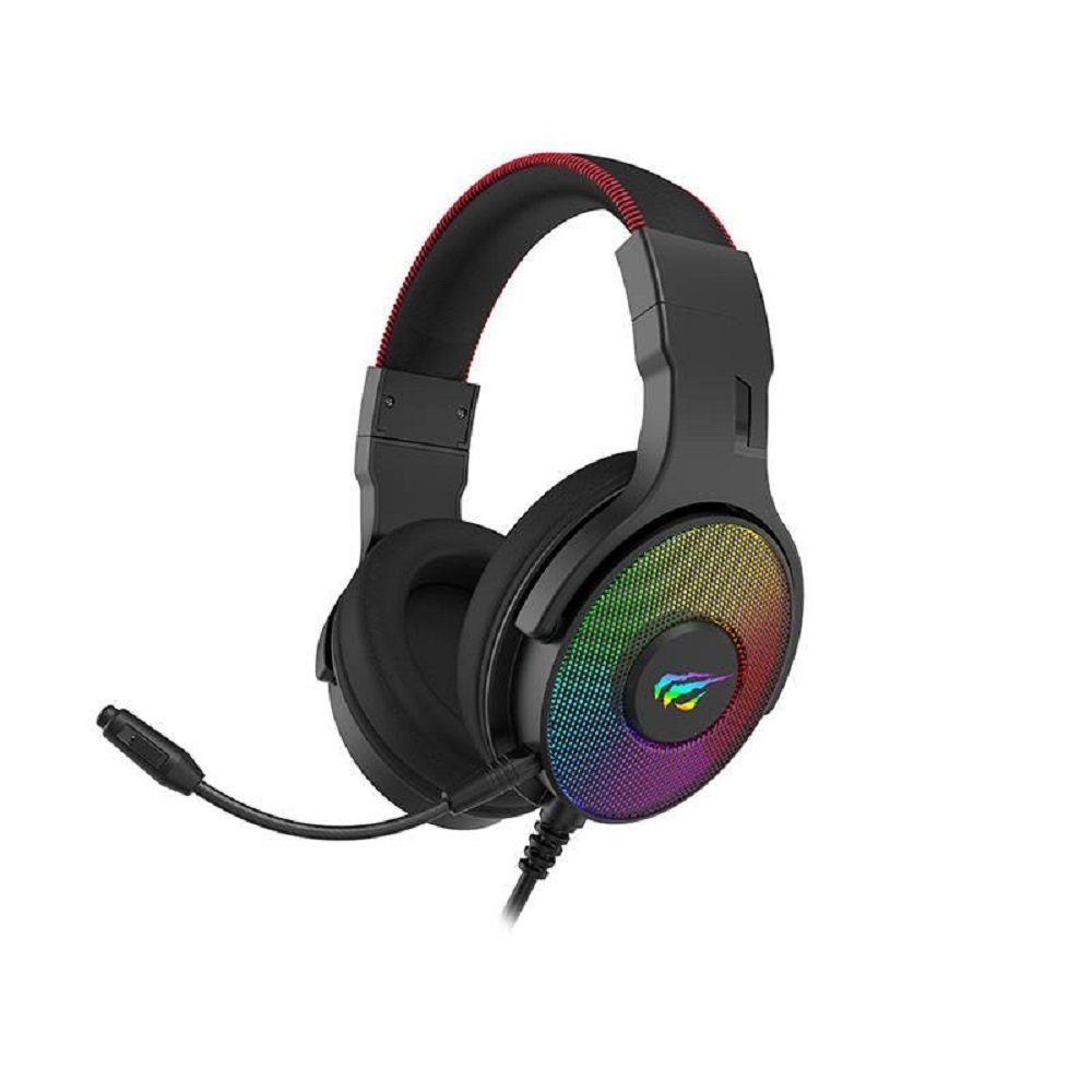 COFI 1453 H2028U Gaming Headphones RGB mit Mikrofon, 7.1 USB, Schwarz Gaming-Headset
