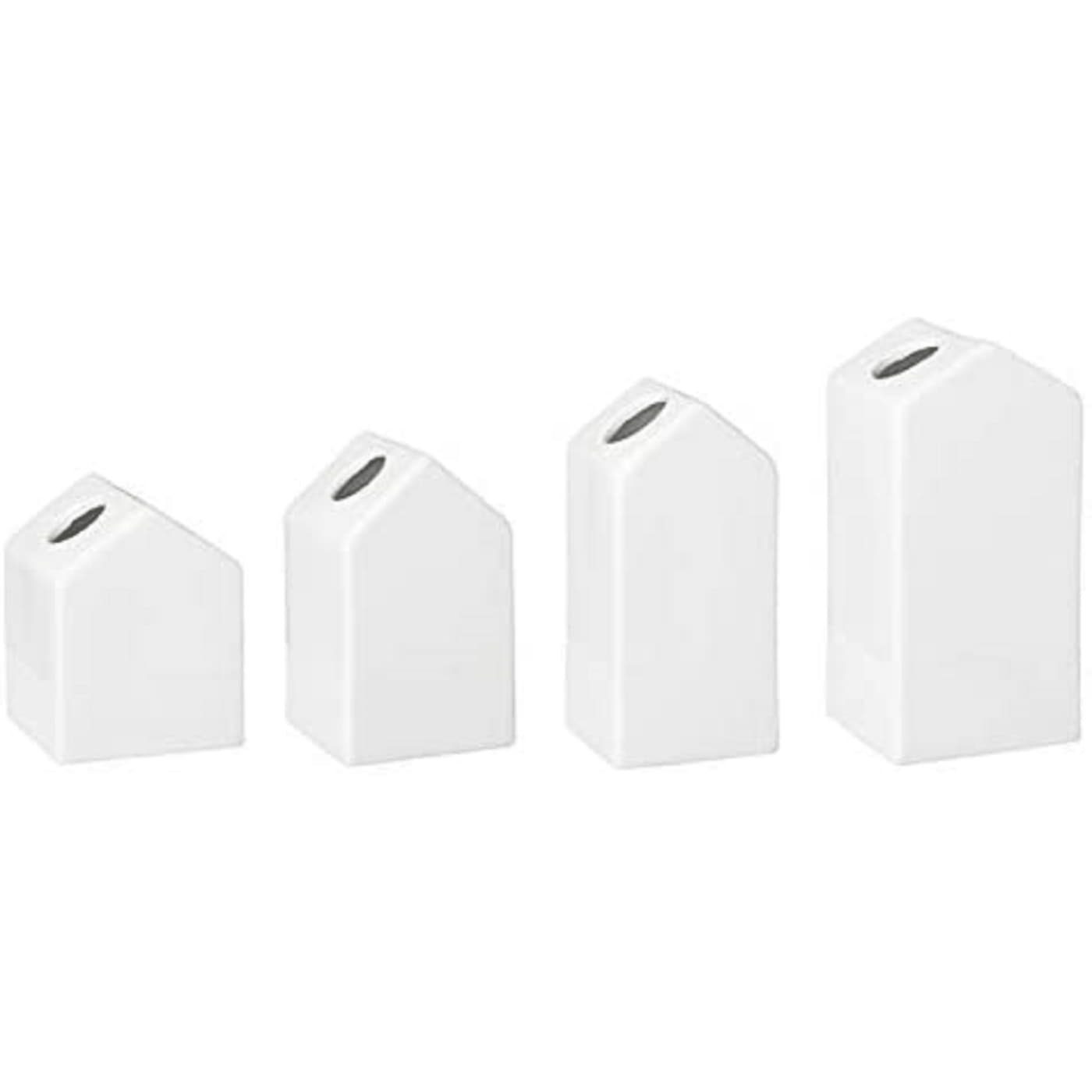 Räder Design St), Gartenhäuschen im aus Dekovase 5.5-8.5cm Dekovasenset Höhe: Porzellan 4 4er (4er-Set, Set