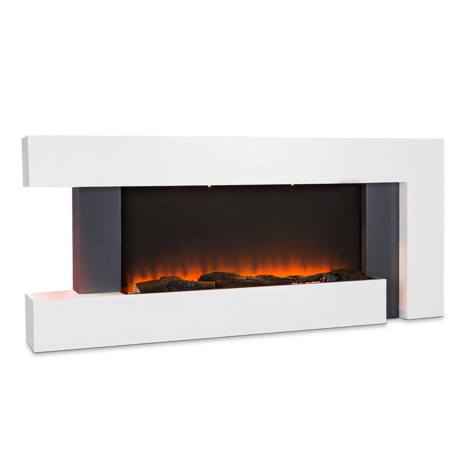 Klarstein Elektrokamin Studio Light & Fire, elektrischer Kamin mit Heizfunk günstig online kaufen