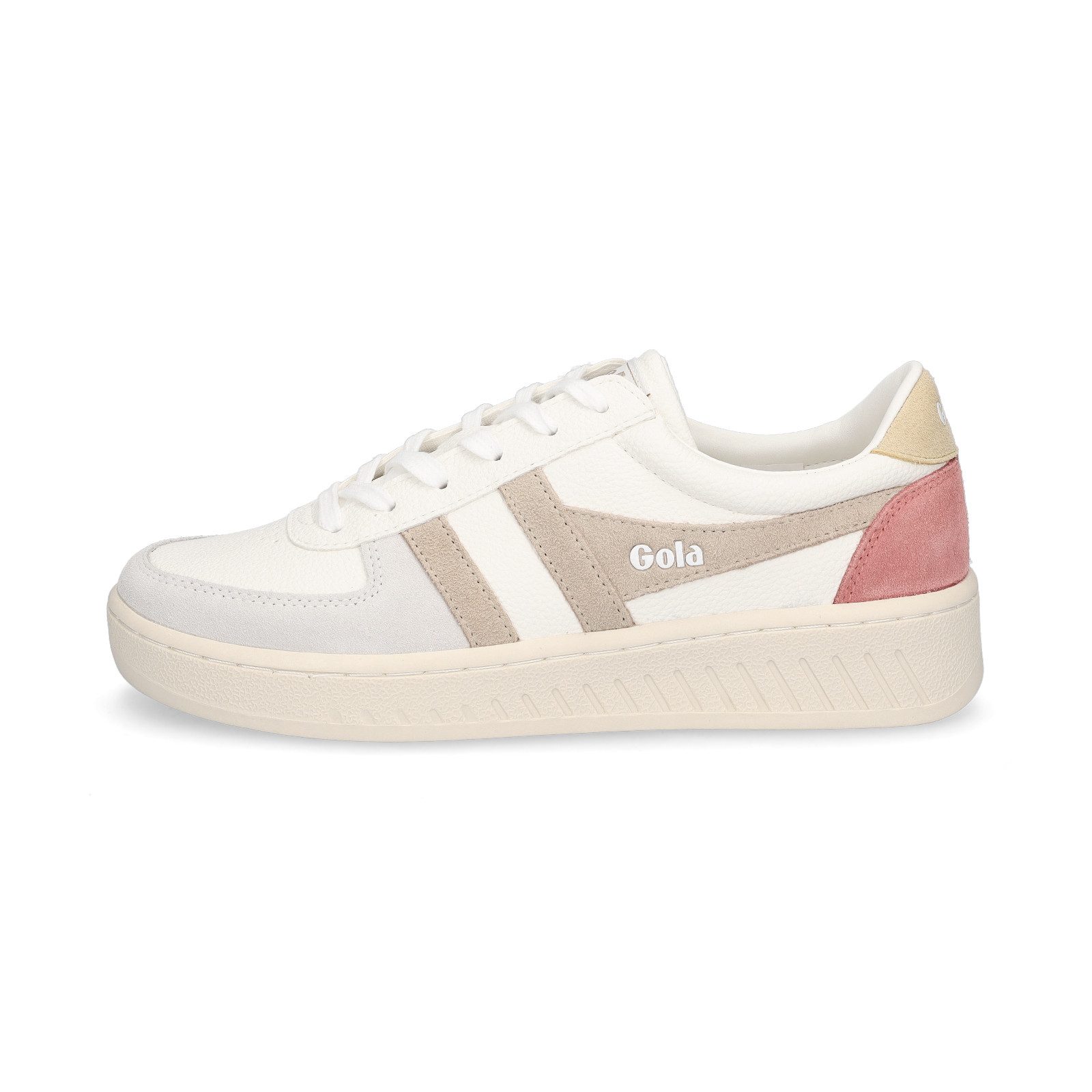 Gola Gola Damen Sneaker Grandslam Trident weiß taupe Sneaker günstig online kaufen