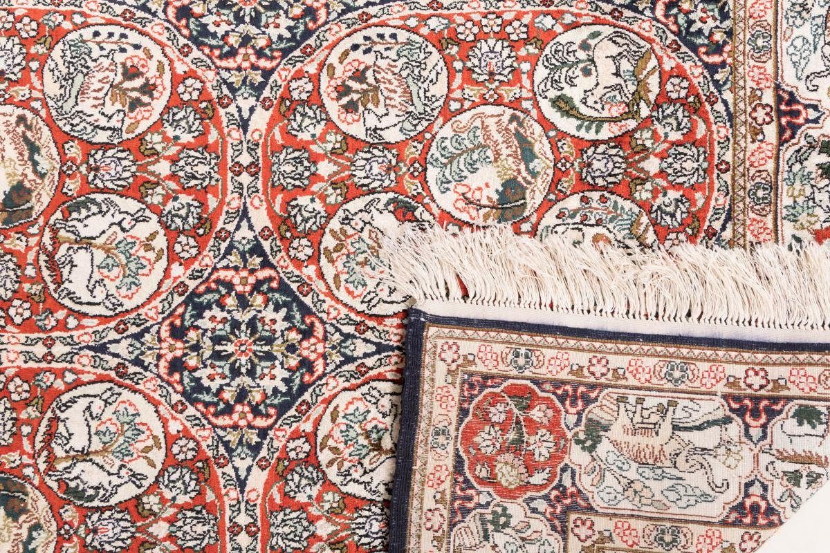 Seidenteppich Isfahan 91x151 Handgeknüpfter Nain Höhe: 5 Trading, Orientteppich, mm rechteckig