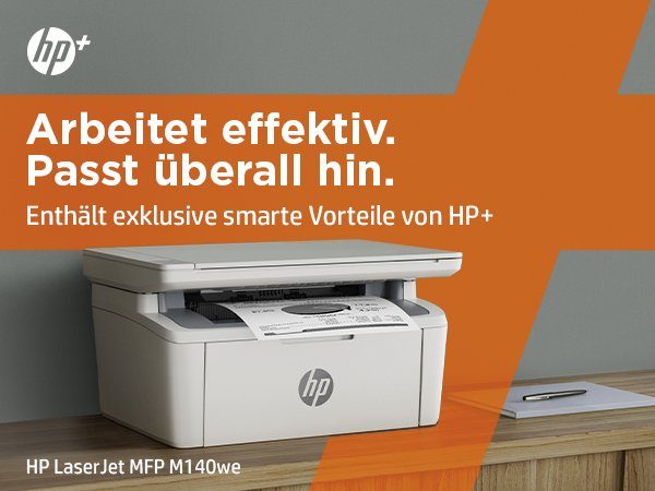 HP LaserJet MFP M140we kompatibel) Drucker HP+ WLAN Multifunktionsdrucker, Instant Ink (Wi-Fi), (Bluetooth