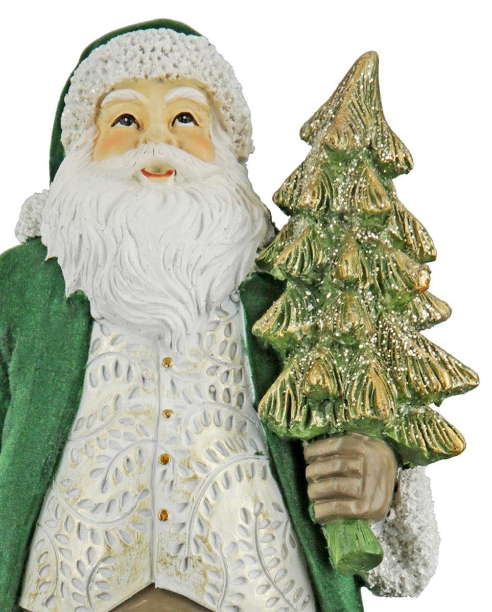 Dekofigur Gartendeko Deko-Weihnachtsmann 16x32cm dekojohnson Nikolaus