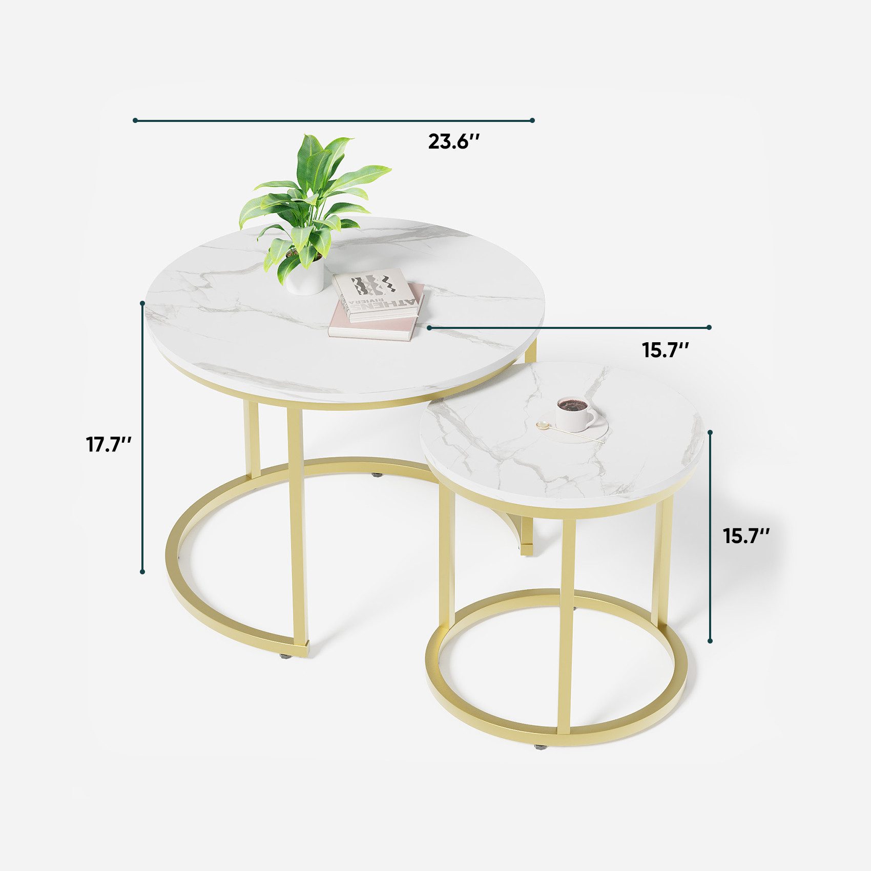 Semiocthome Couchtisch - Set 2er, 59,9 günstig online kaufen