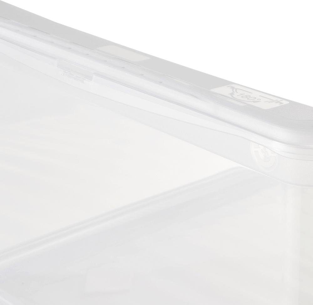 keeeper Aufbewahrungsbox bea, clearbox mit Air Control-System (Set, 3 St), 3 x 18 l, stapelbar, 39 x 33,5 x 18 cm