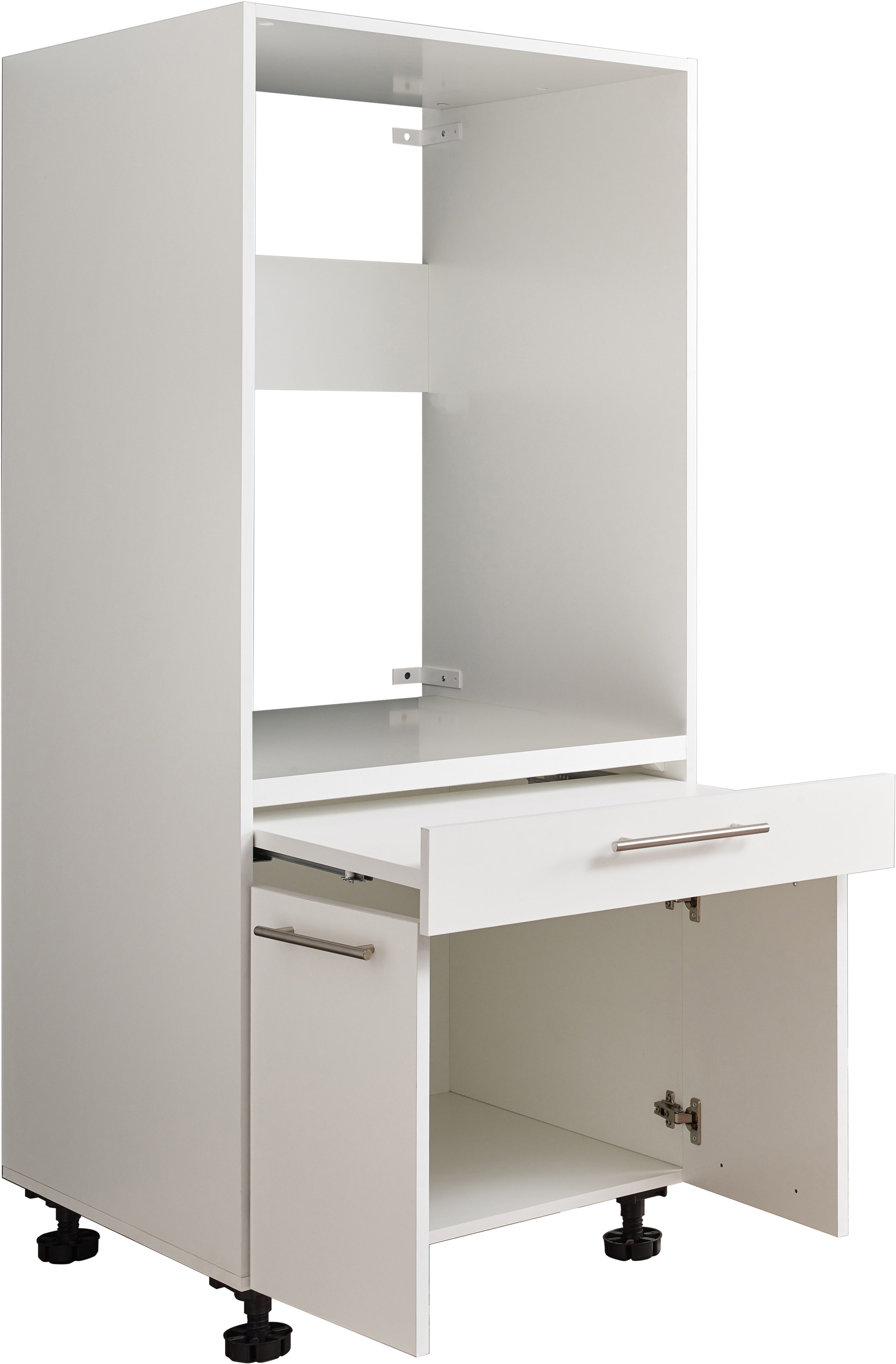 Laundreezy Waschmaschinenumbauschrank LAUNDREEZY LDS Topseller, Breite 67,5 cm, höhenverstellbare Füße, stabiler Auszug