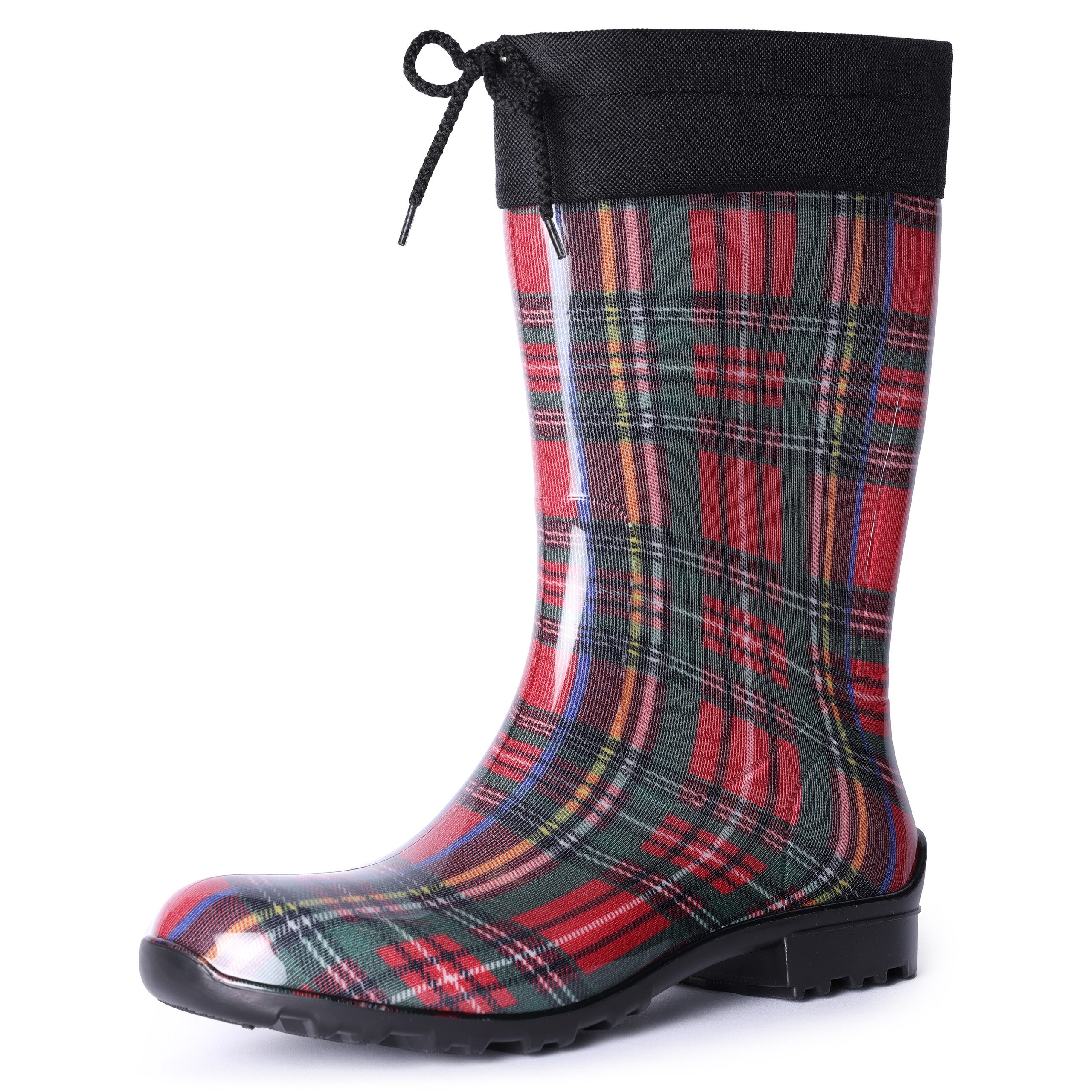 Ladeheid Damen Gummistiefel mit Stulpe LA-968 Gummistiefel