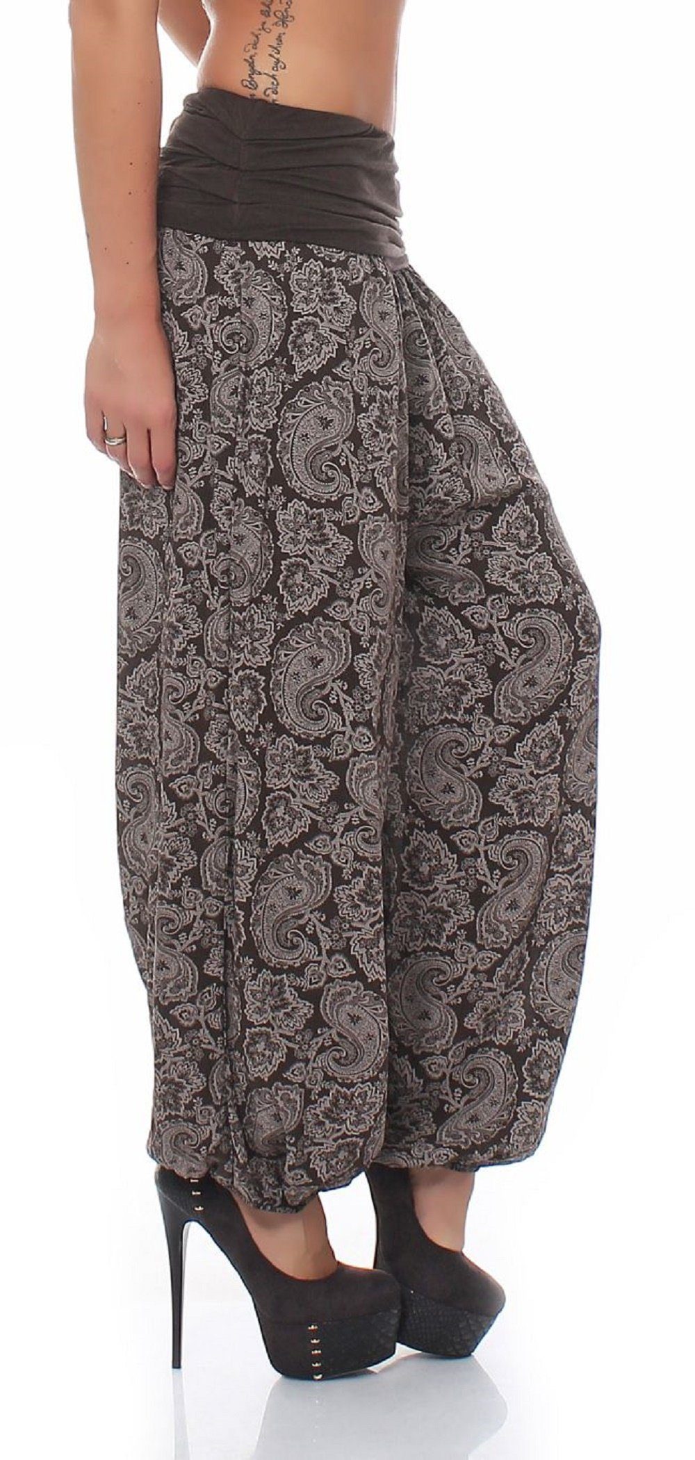 malito more than fashion Haremshose malito Damen Pumphose im Orient Design 8580 Haremshose im Orient Design