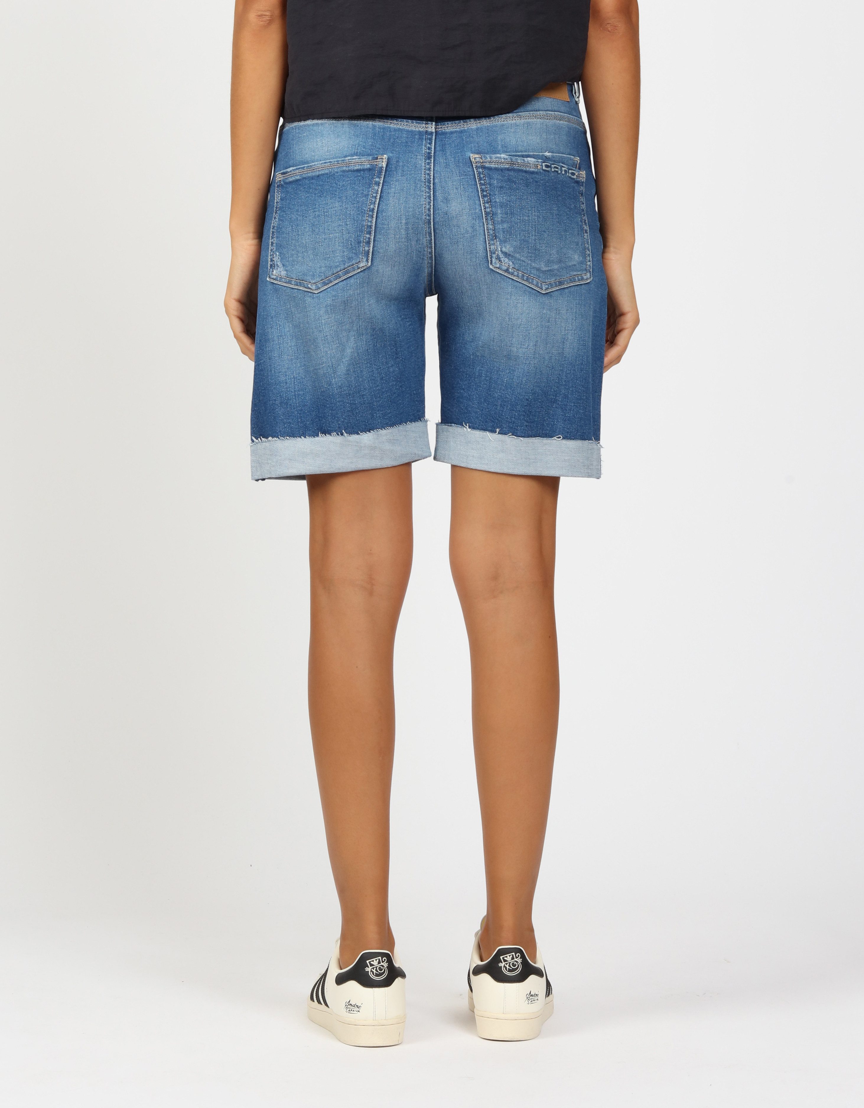 GANG Jeansbermudas 94IDA BERMUDA mit gekrempeltem günstig online kaufen