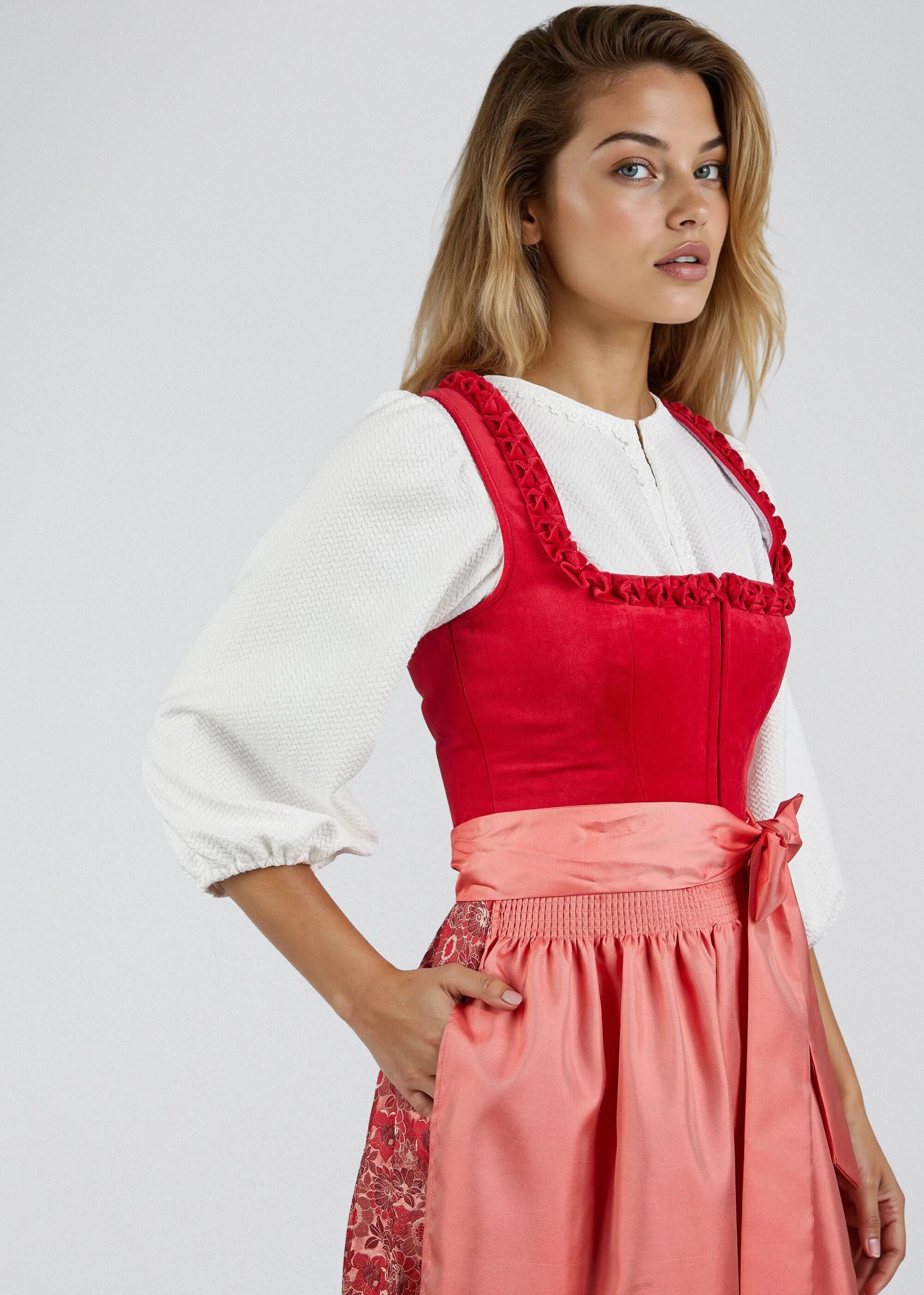 Spieth & Wensky Dirndl Gloria (1-tlg) feines Samtoberteil – Bild 4 von 5