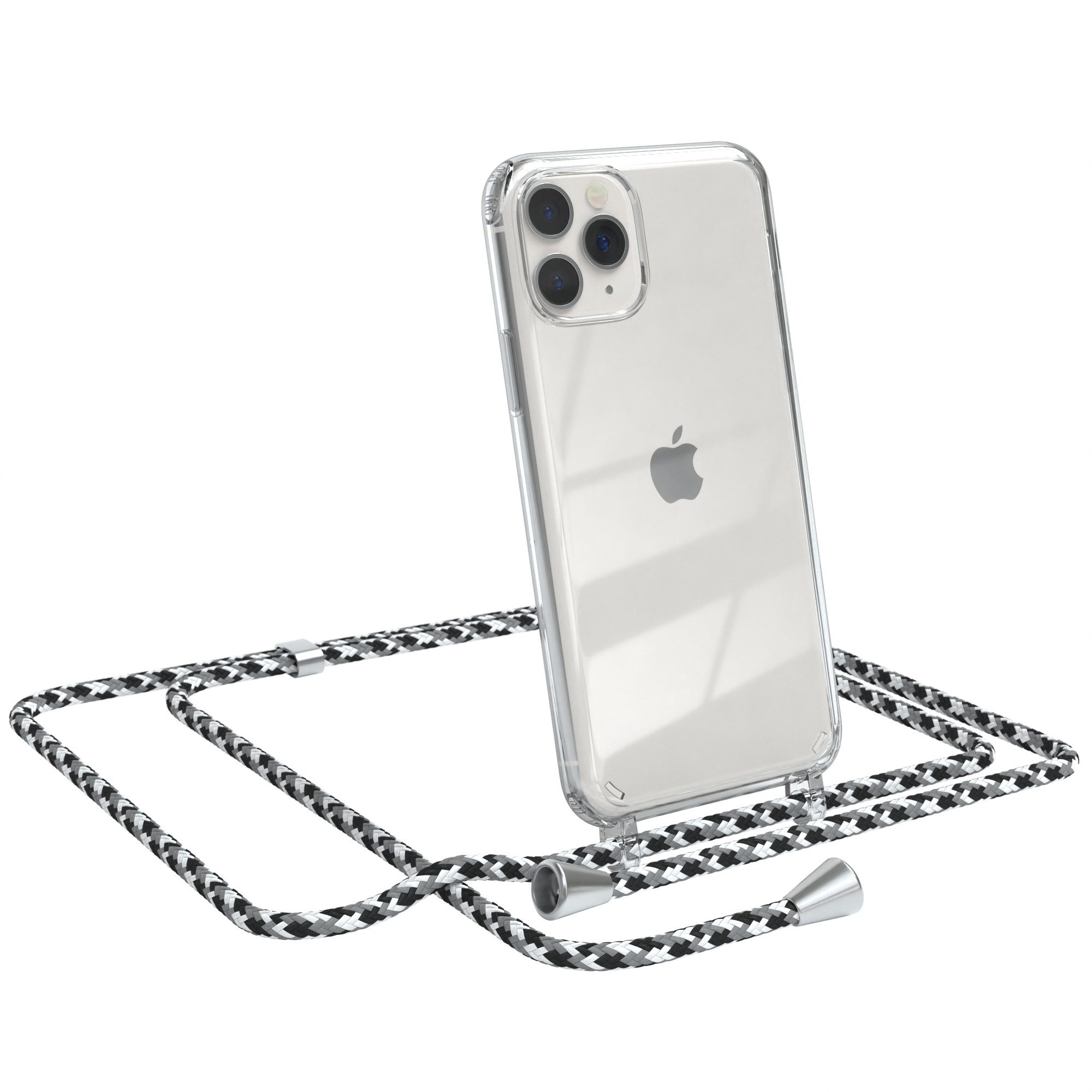 Schwarz Camouflage / Clips Silber