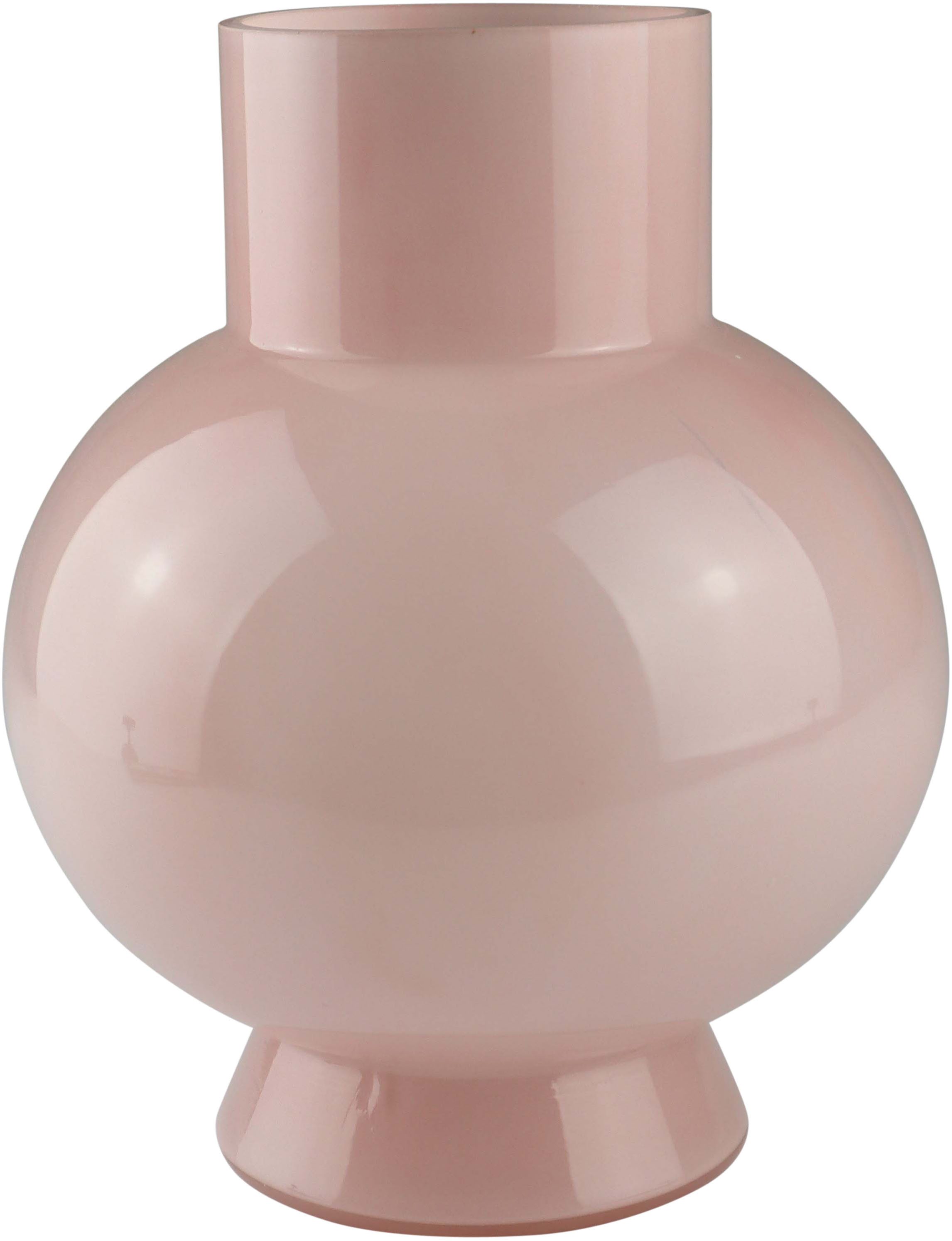 AM Design Dekovase Rosafarbene Glasvase, für einen eleganten und sanften Ak günstig online kaufen
