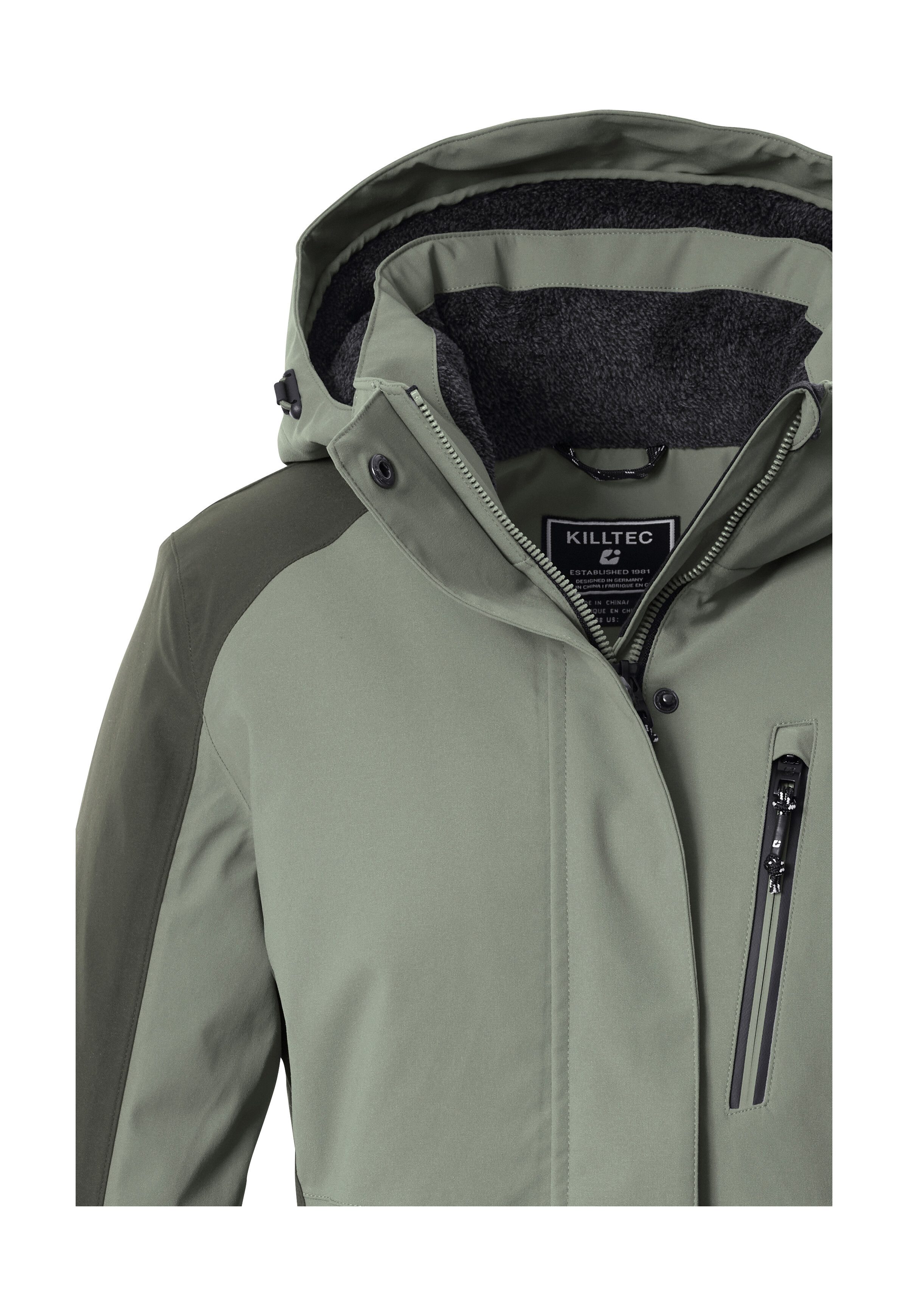 Killtec Funktionsjacke KOW 59 WMN JCKT Wind- und wasserdichte Damenjacke, atmungsaktiv, abnehmbare Kapuze – Bild 3 von 5
