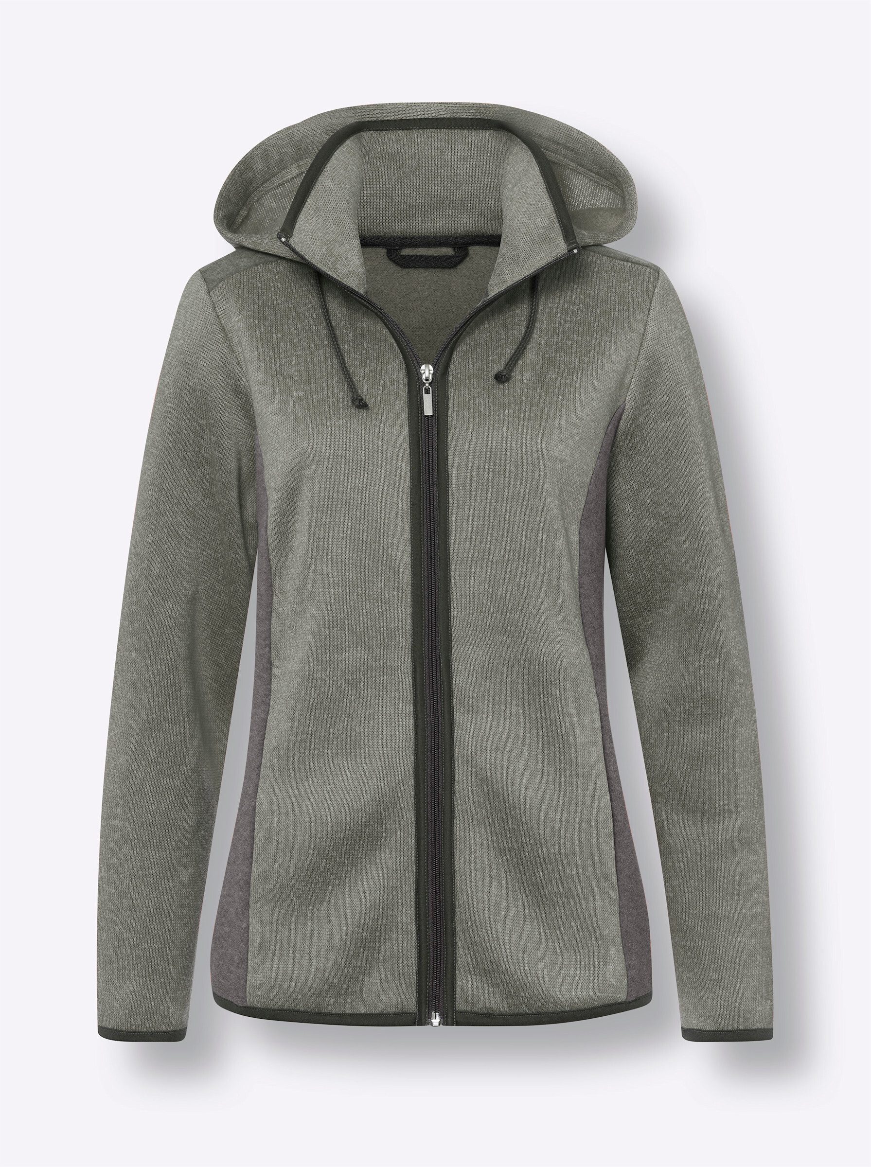 Sieh an! Allwetterjacke Strickfleecejacke günstig online kaufen