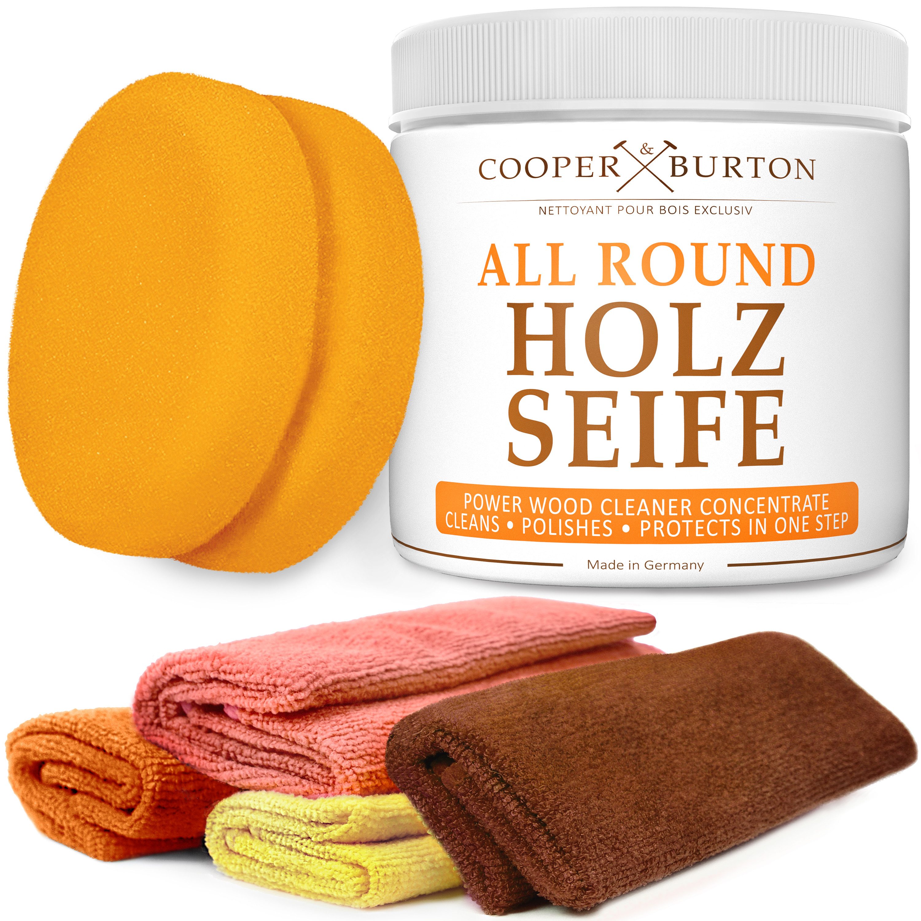 Holz Seife Intensiv Reiniger & Pflege Konzentrat von Cooper&Burton Holzreiniger