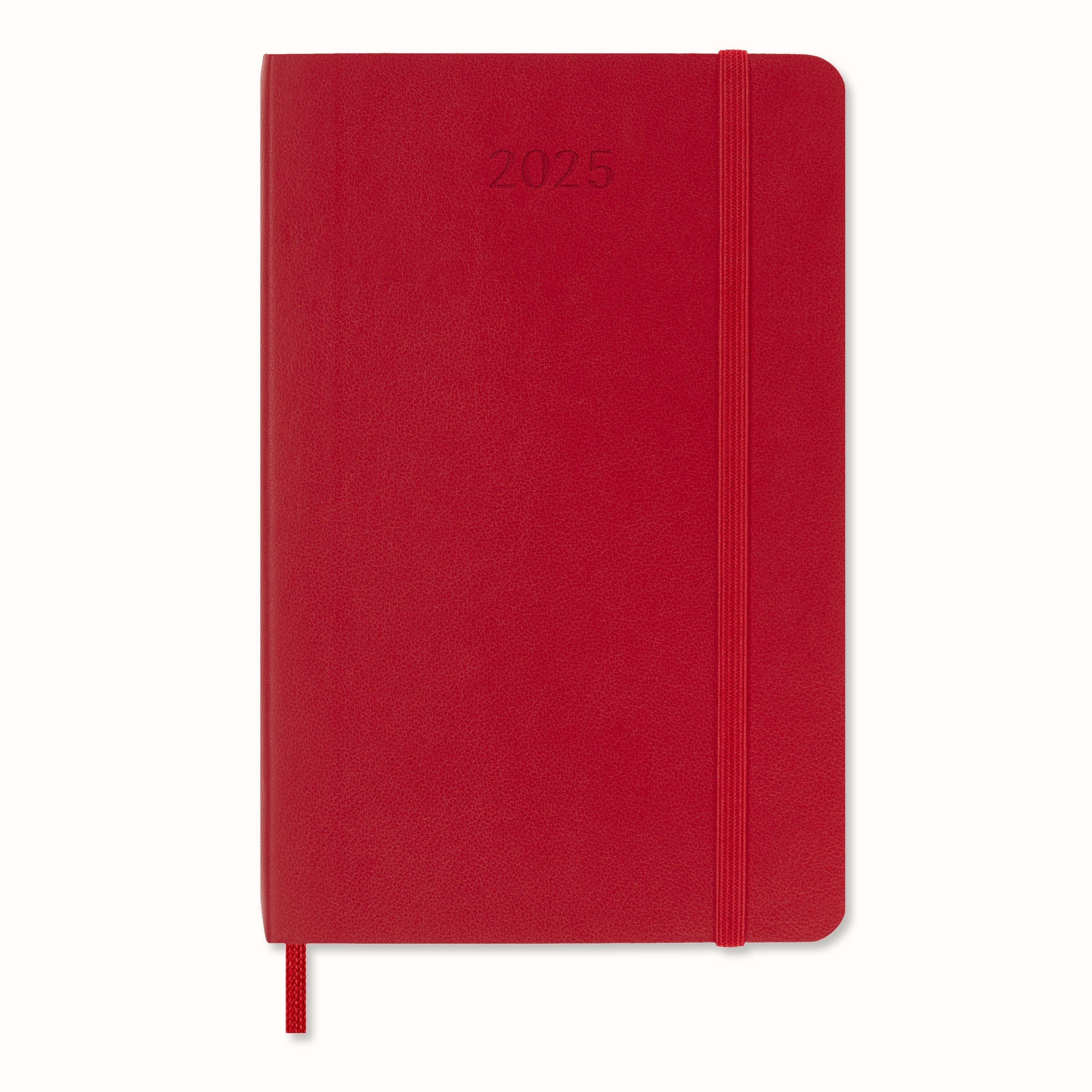 Notizbuch Moleskine 12 Monate Wochen Notizkalender 2025, Pocket/A6