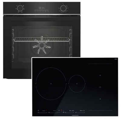 BEKO Backofen-Set SteamShine mit Küppersbusch Induktionskochfeld rahmenlos autark, 80 cm