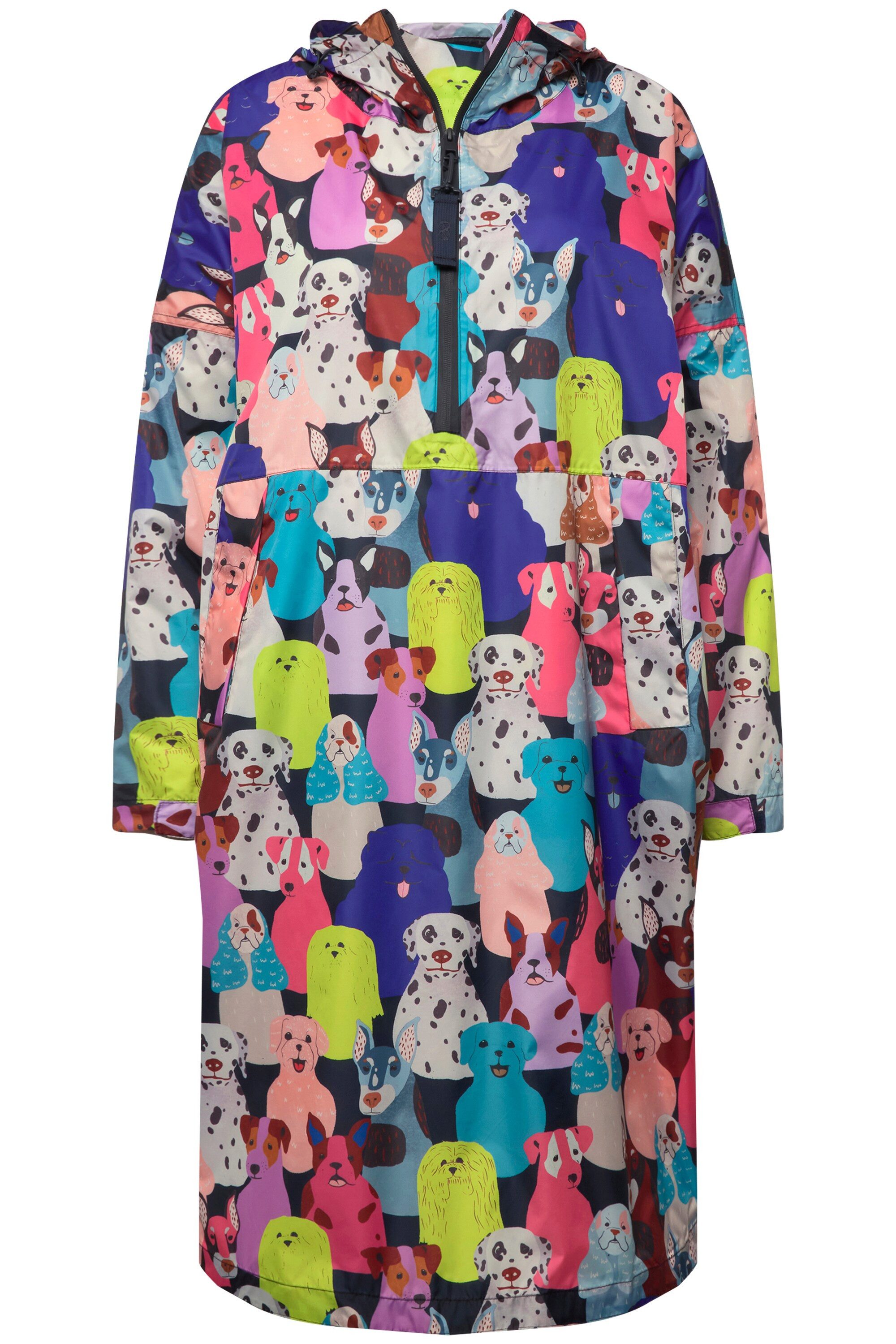 Laurasøn Funktionsjacke Funktions-Regencape Unisex Hunde Print günstig online kaufen