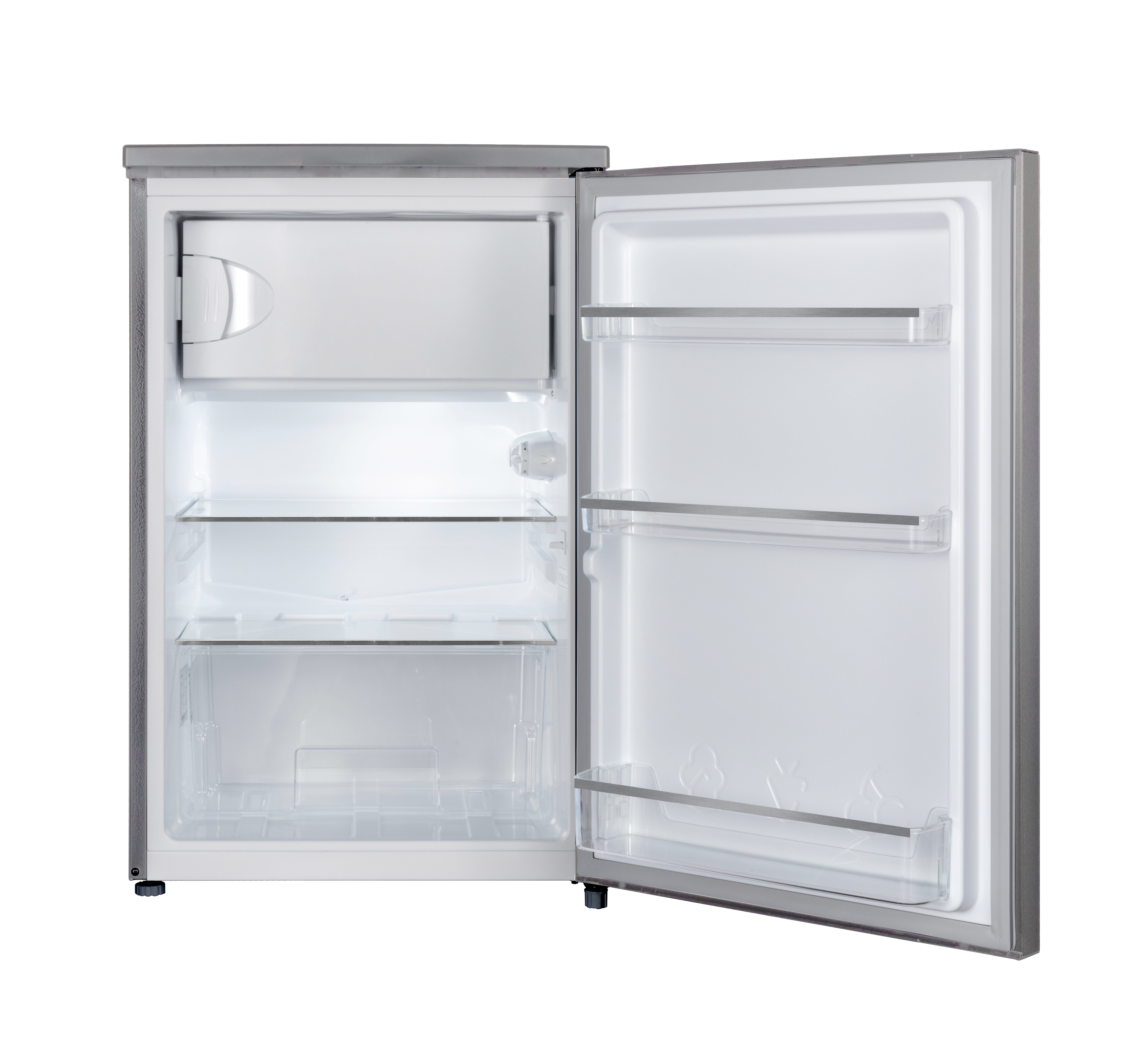 Amica Kühlschrank KS 361 125 E, 85 cm hoch, 55 cm breit, Leise, elegant, durchdacht – Frische für kleine Küchen