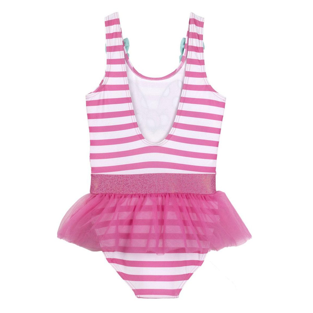 Disney Minnie Mouse Badeanzug Kinder Badeanzug mit Tüll schnelltrocknend – Bild 2 von 5
