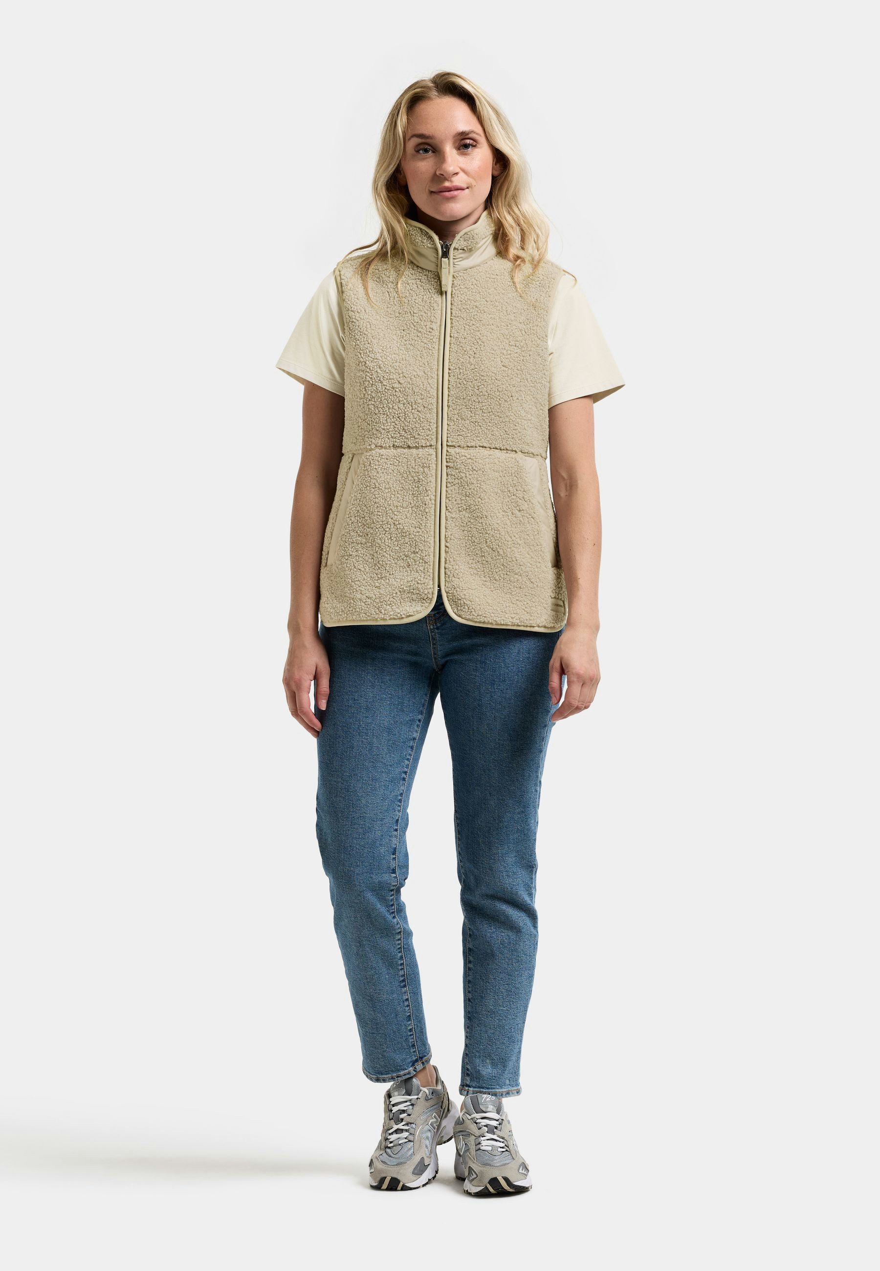 Didriksons Fleeceweste Damen Pile Teddy SIV mit Taschen