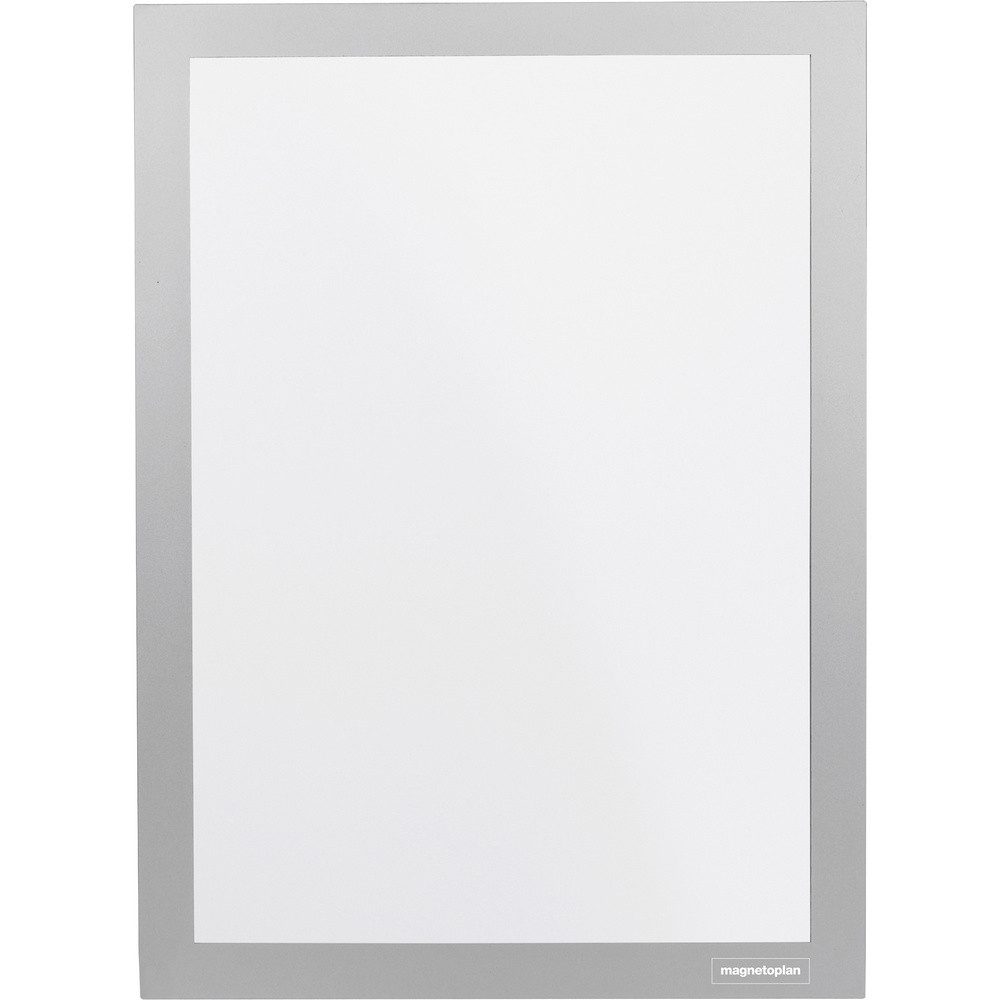 magnetoplan® Magnettafel magnetoplan 1132032 Dokumentenhalter Silber DIN A3