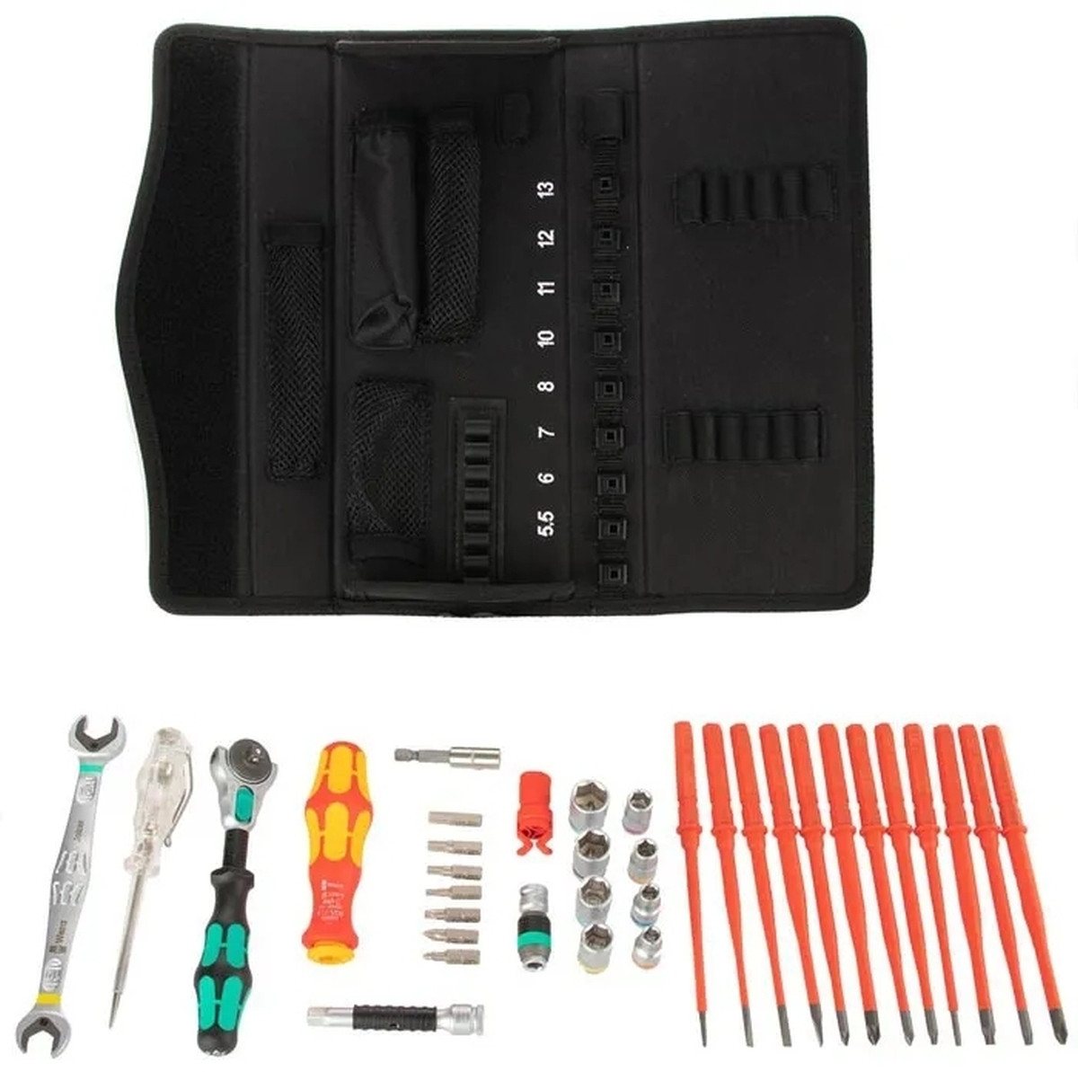 Thumbnail - Wera Multitool Schraubendreher-Set Wera Kraftform Kompakt W1 Wartung, 35-teilig