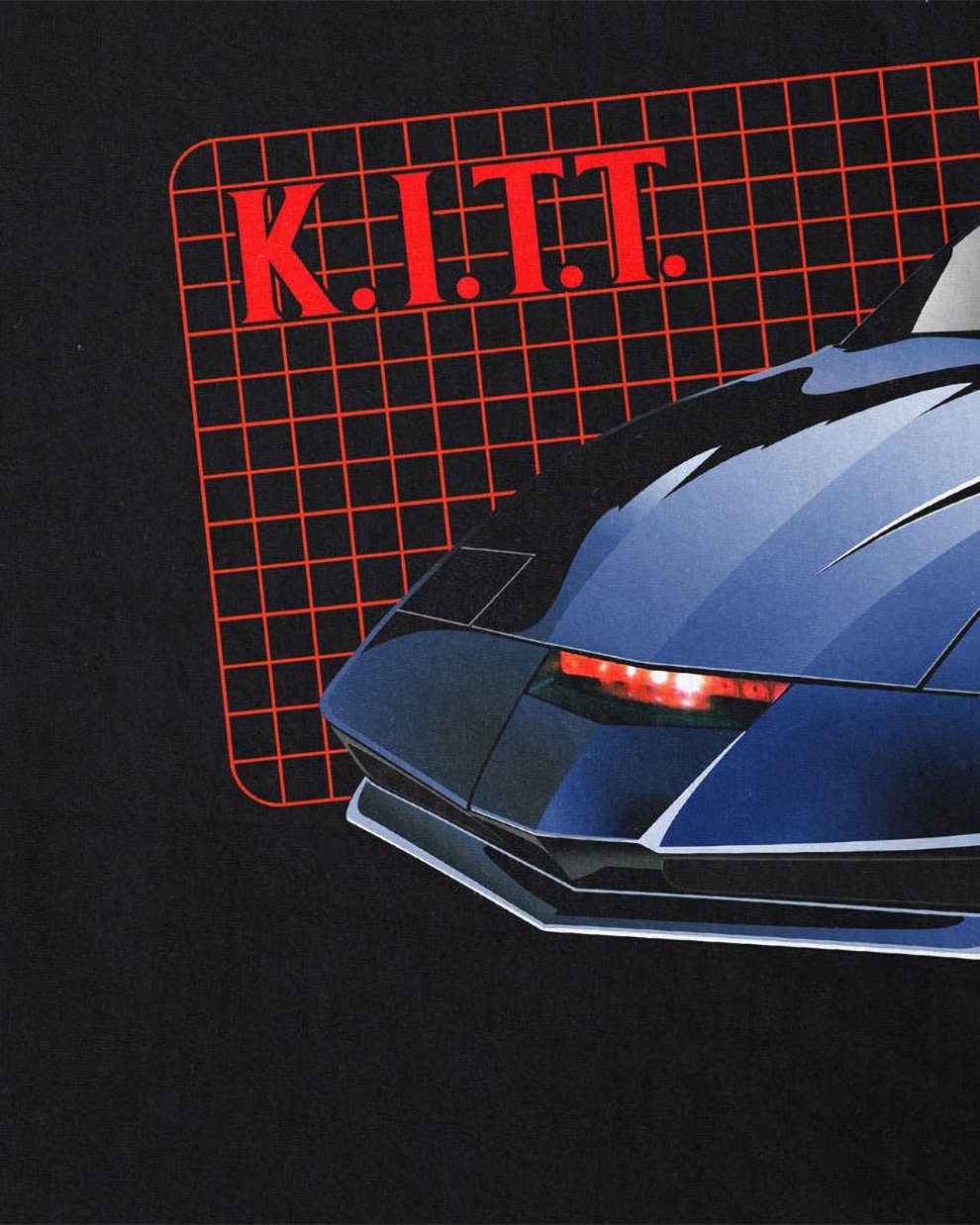 style3 T-Shirt K.I.T.T. michael knight rider 2000 black trans am tv günstig online kaufen