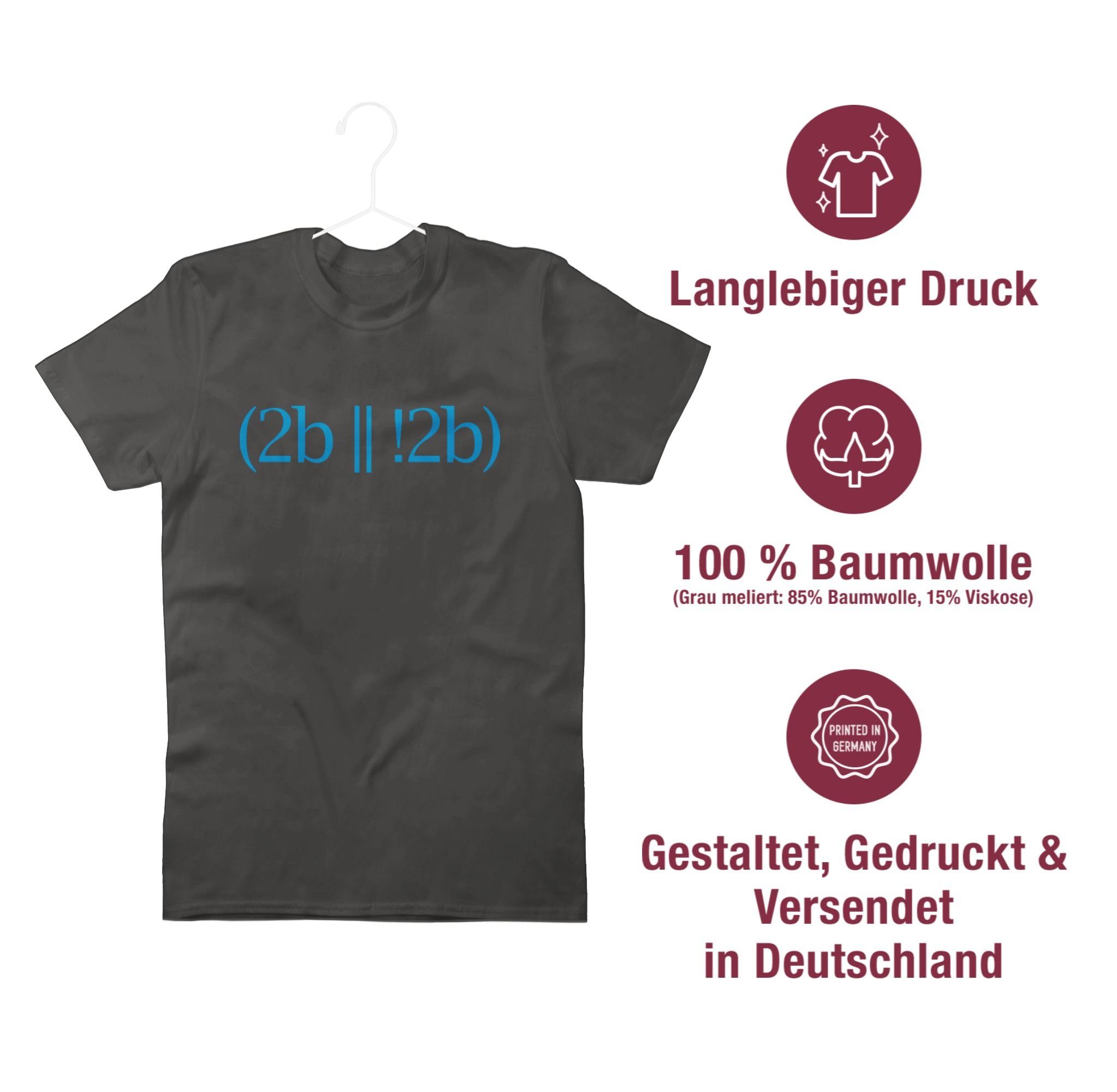 Shirtracer T-Shirt To be or not to be Programmierer Geschenke