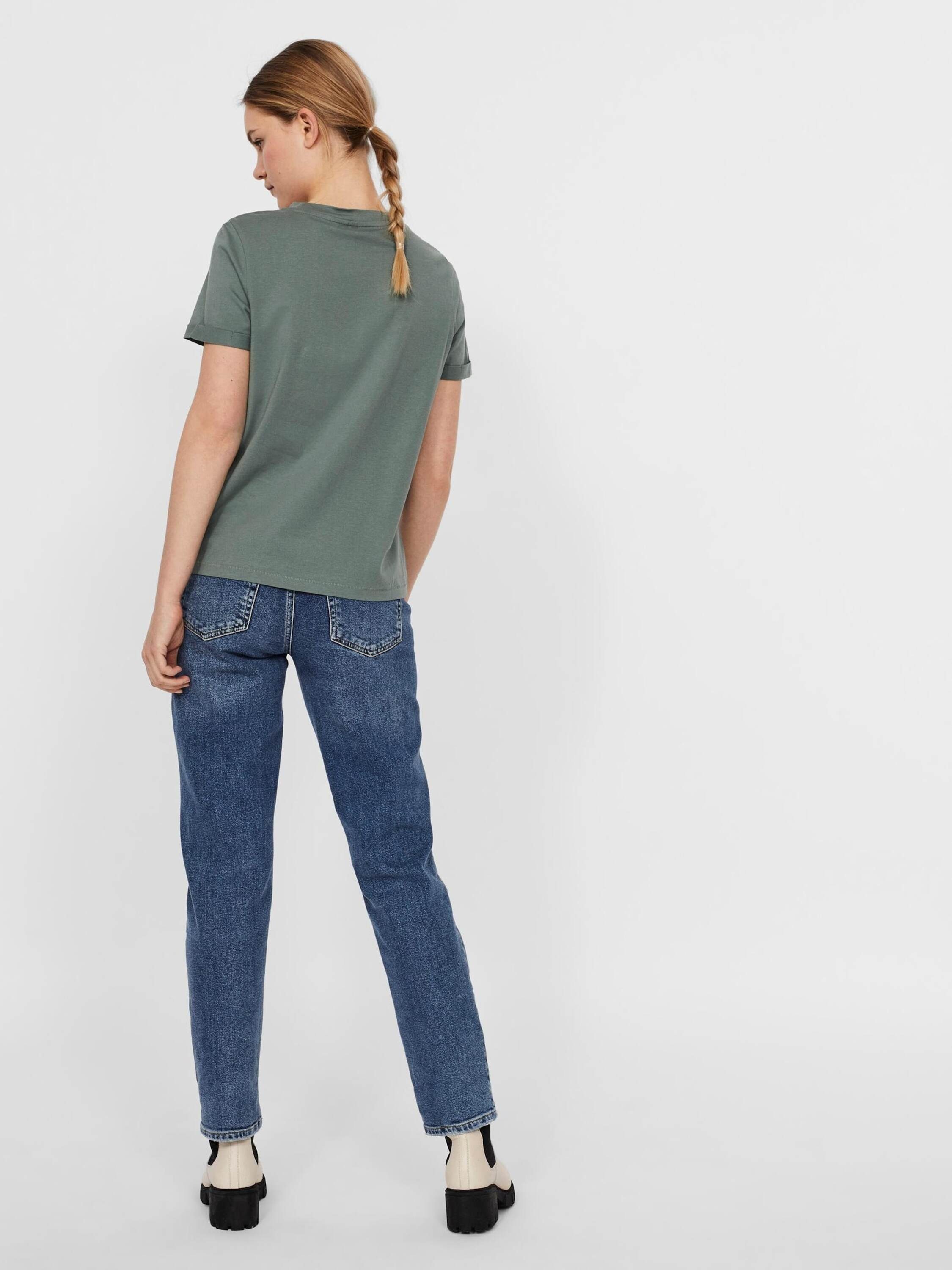 Vero Moda T-Shirt VMPaula (1-tlg) Plain/ohne Details günstig online kaufen