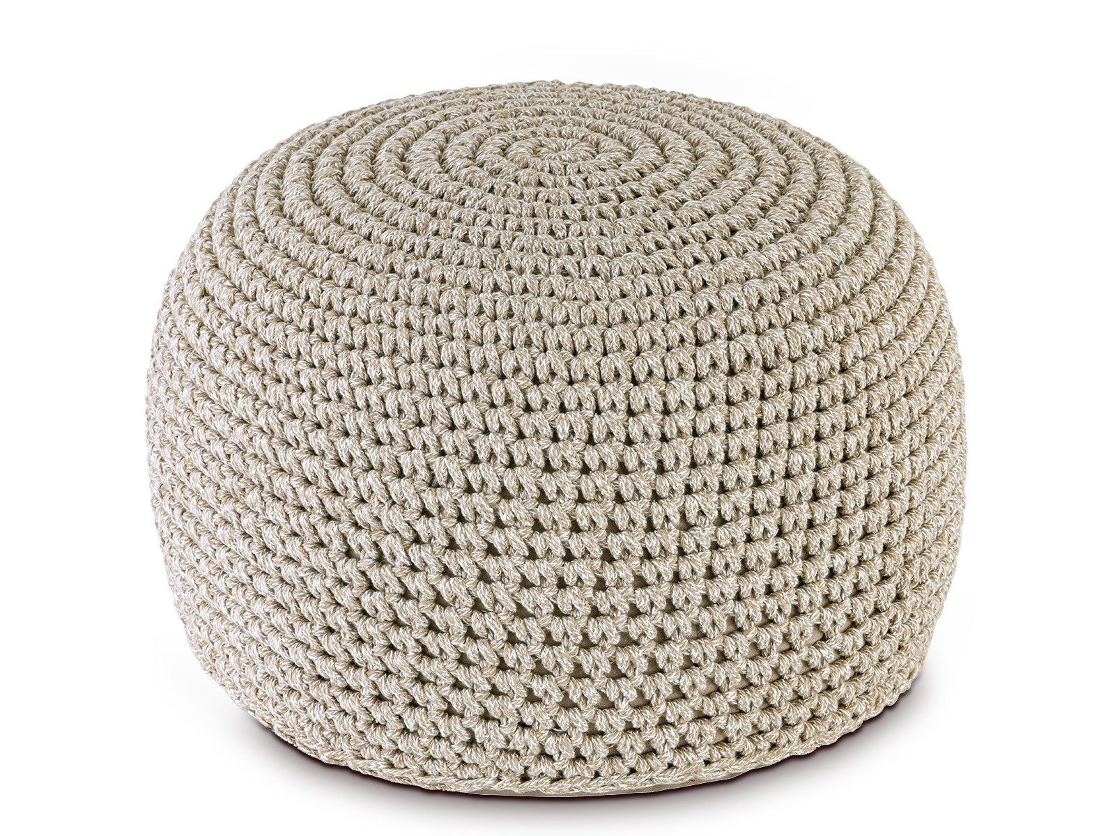 Amagohome Sitzhocker Bodenkissen Pouf Ø55 H37 Mohar Sitzhocker Sitzpouf was günstig online kaufen