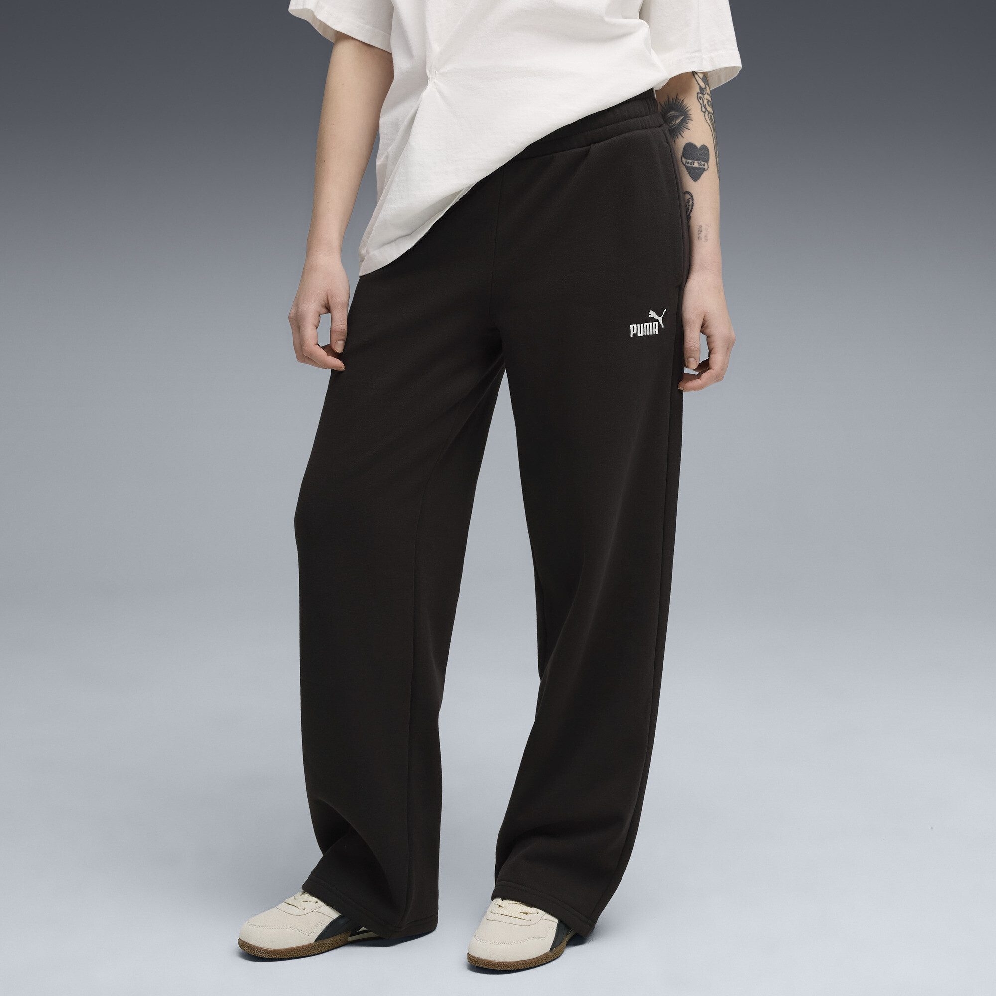 PUMA Sporthose Essentials Small No. 1 Logo Comfort Straight Hose Damen günstig online kaufen