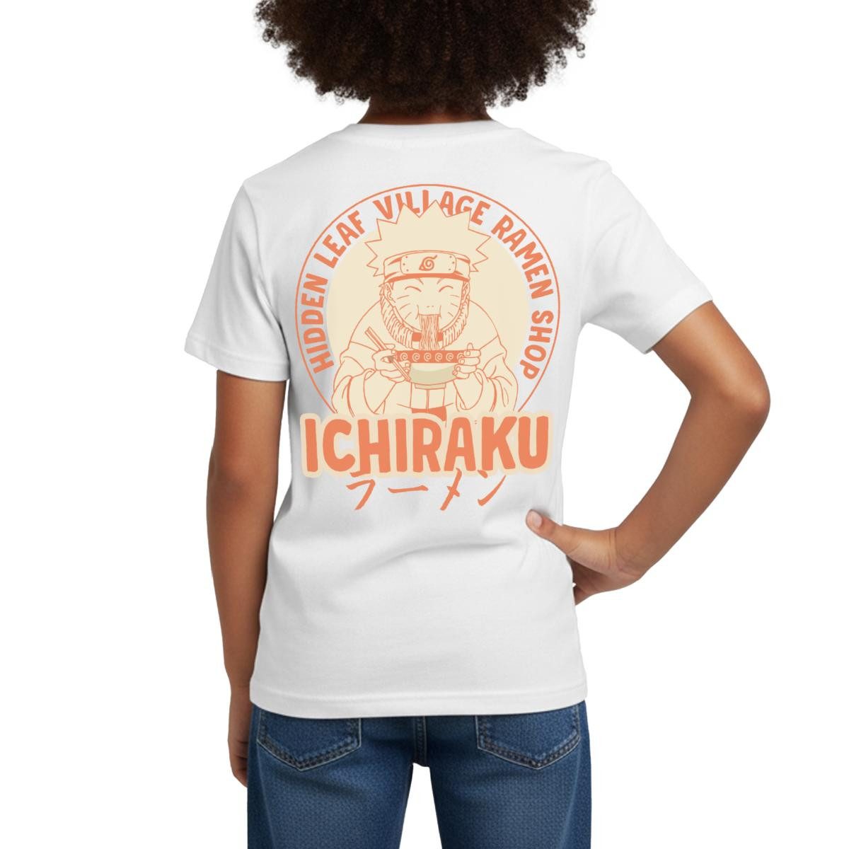 T-Shirt Naruto Ichiraku Hidden Leaf Village Ramen Logo Kinder T-Shirt